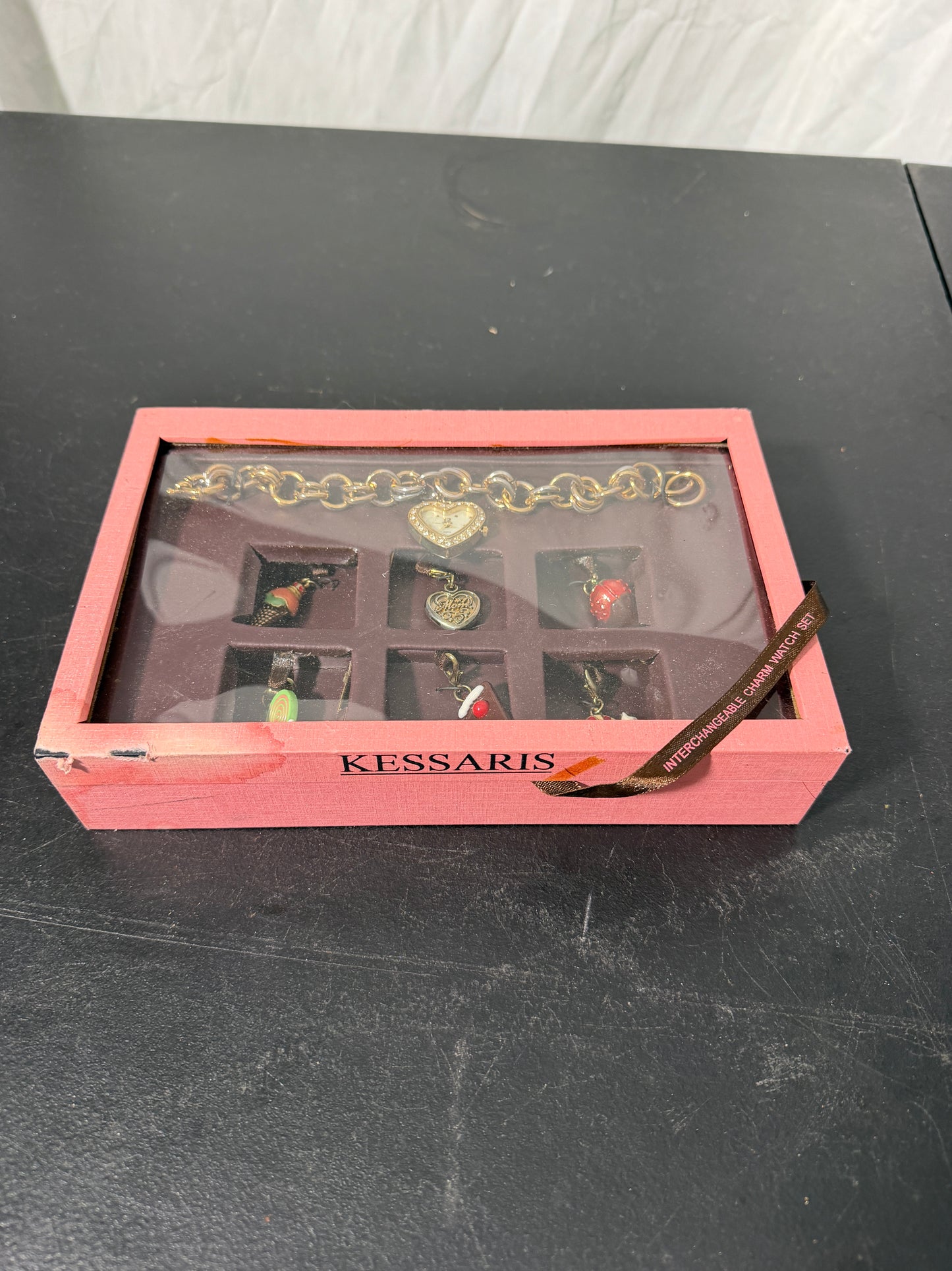 Kessaris Charm Bracelet Set with Assorted Charms