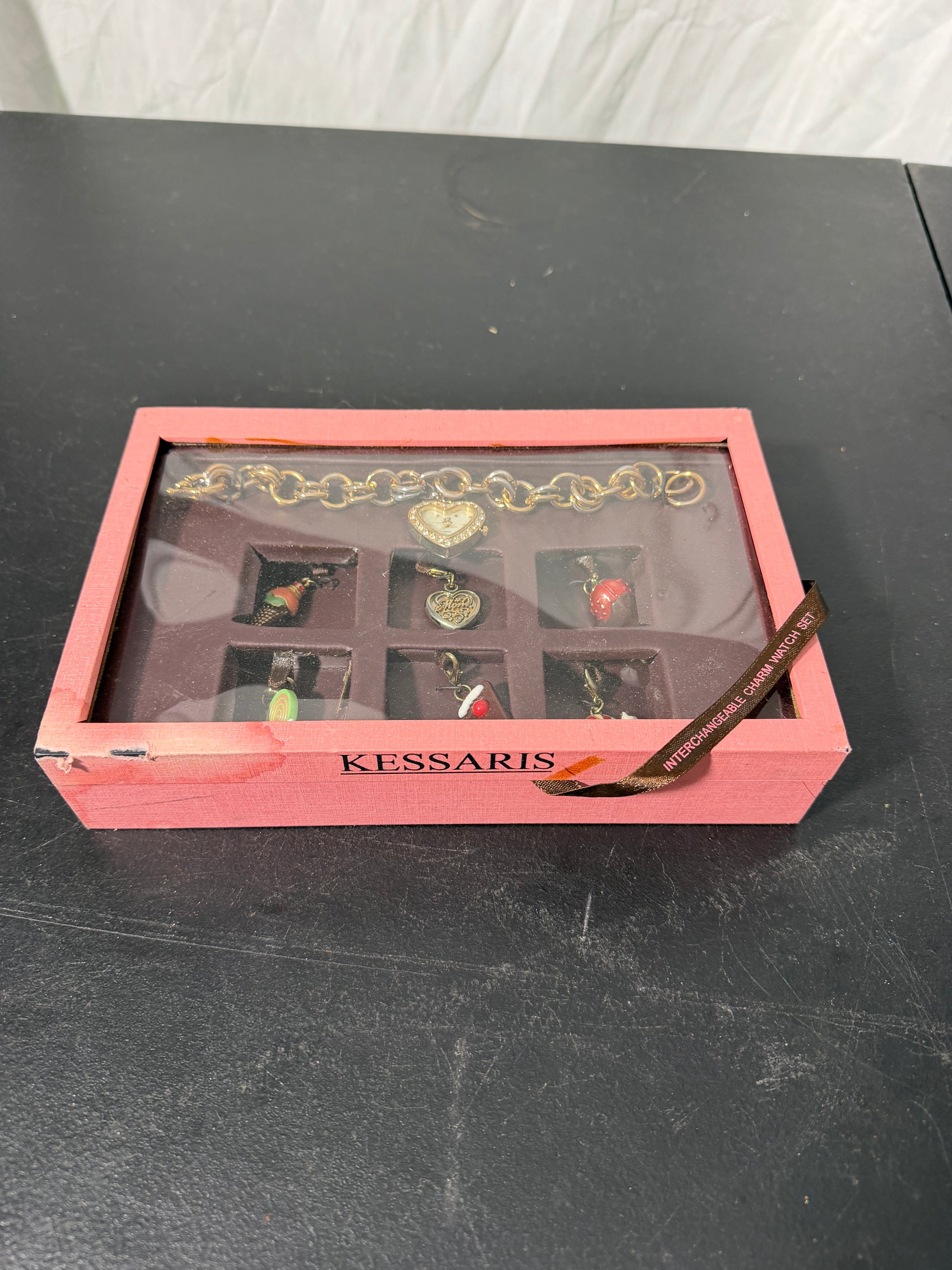 Kessaris Charm Bracelet Set with Assorted Charms