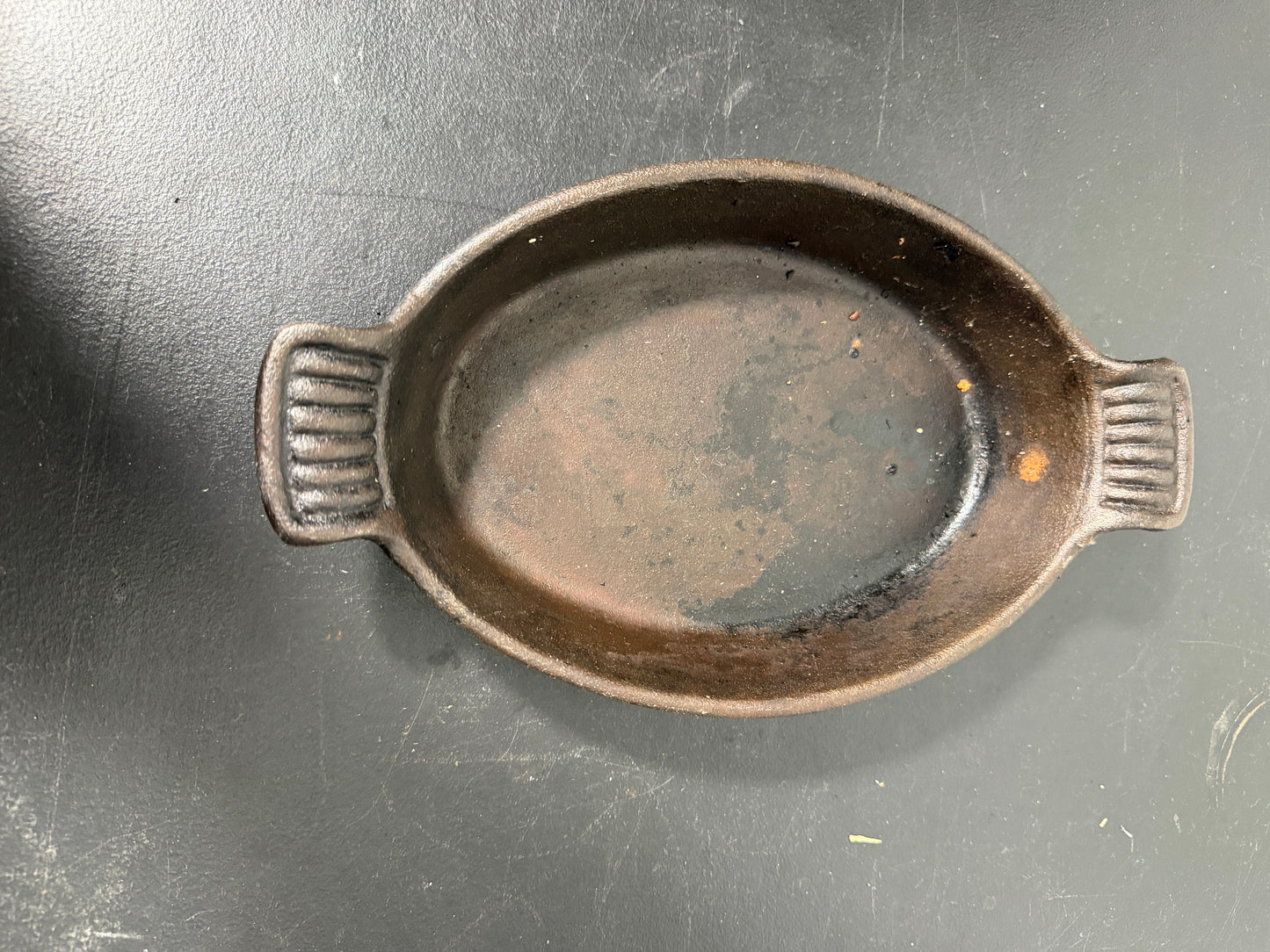 Cast Iron Oval Baking Dish with Handles