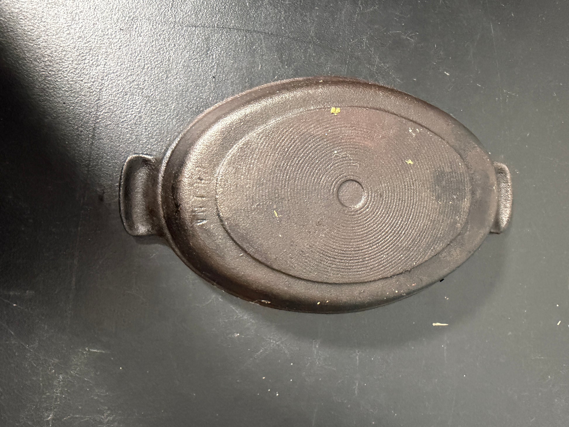 Cast Iron Oval Baking Dish with Handles - photo 2