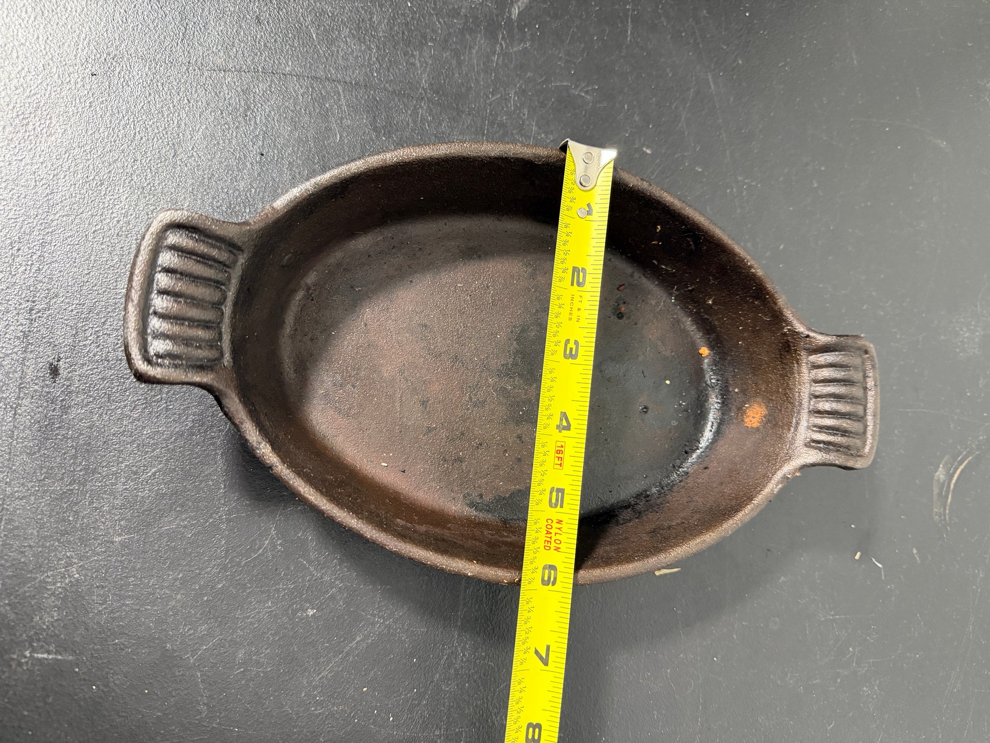 Cast Iron Oval Baking Dish with Handles - photo 4