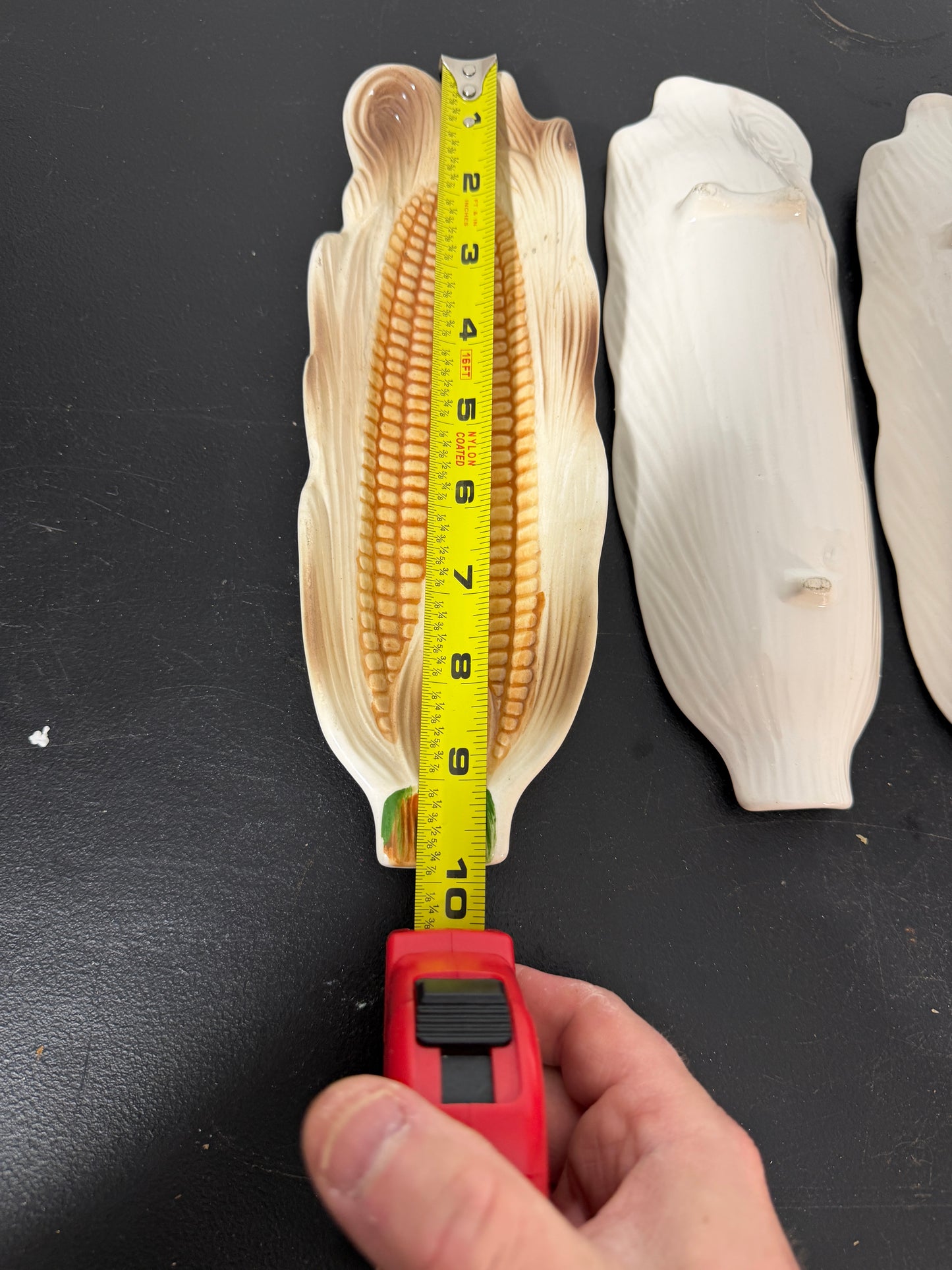 Set of 4 Corn on the Cob Serving Dishes Ceramic - photo 5