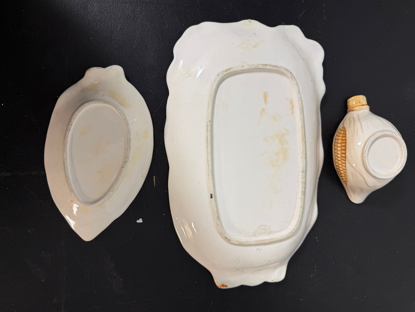 Corn Shaped Ceramic Serving Dishes Set of 4 - photo 3