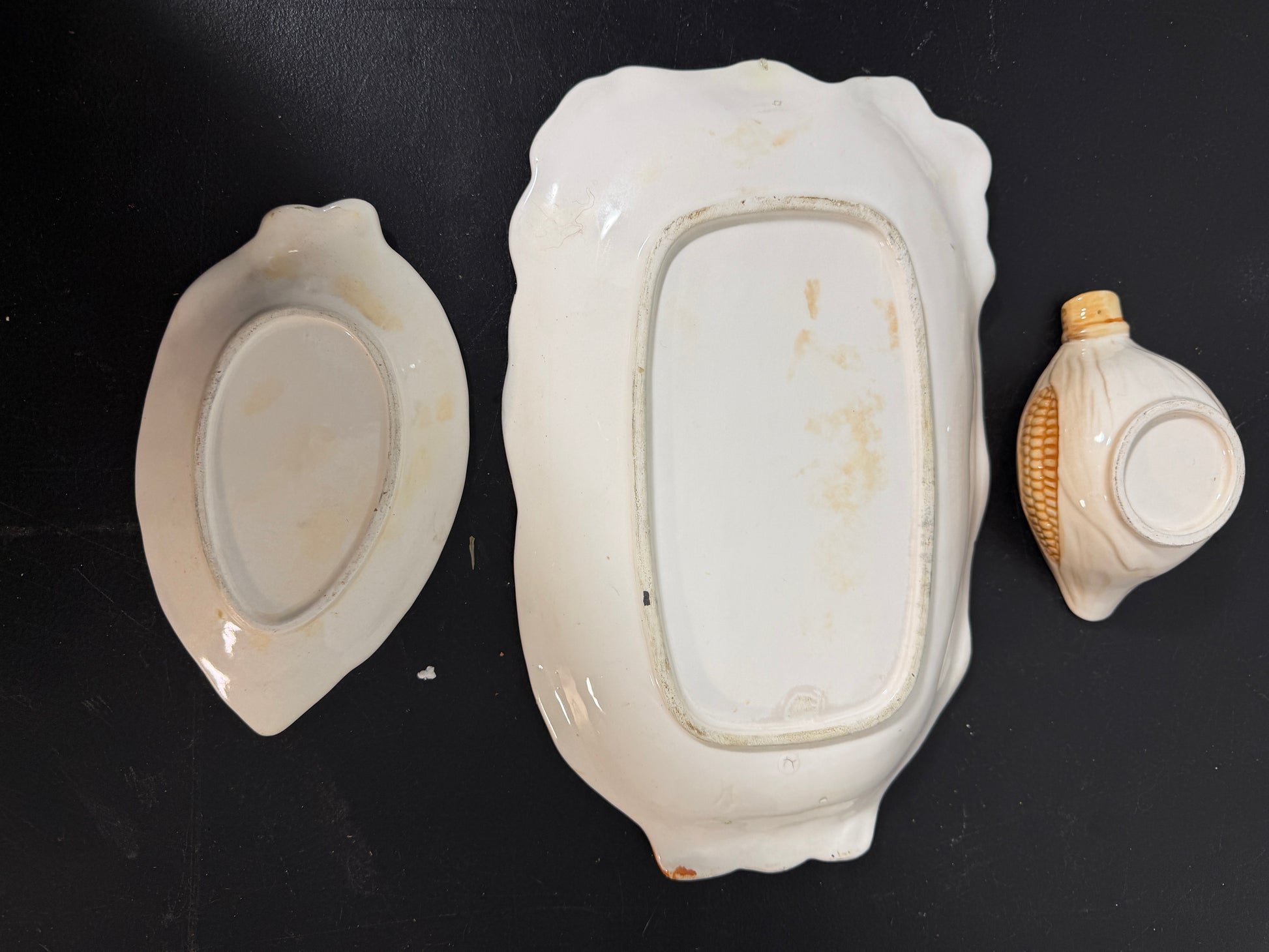 Corn Shaped Ceramic Serving Dishes Set of 4 - photo 3