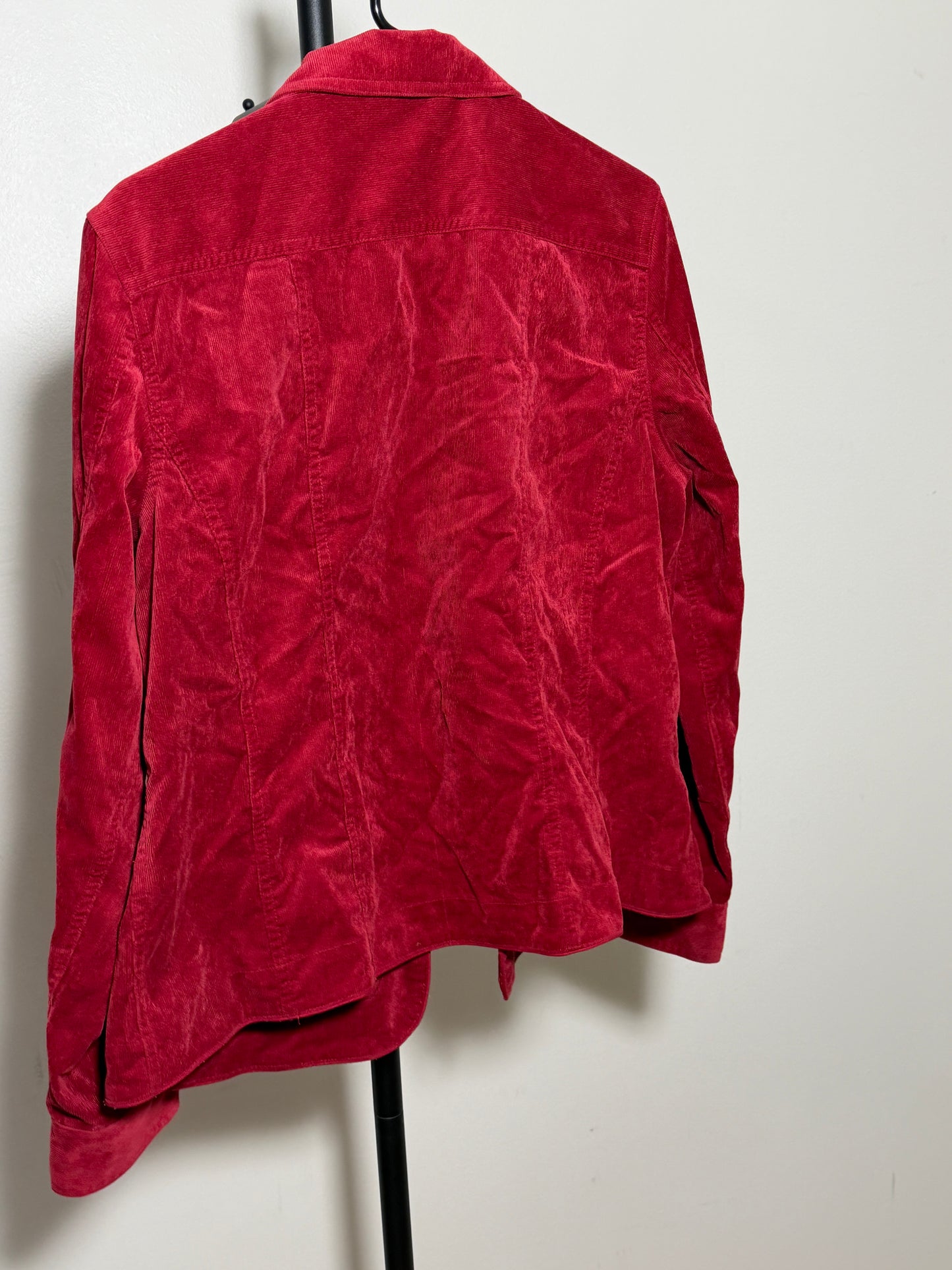 Christopher & Banks Red Corduroy Jacket Size L - photo 5