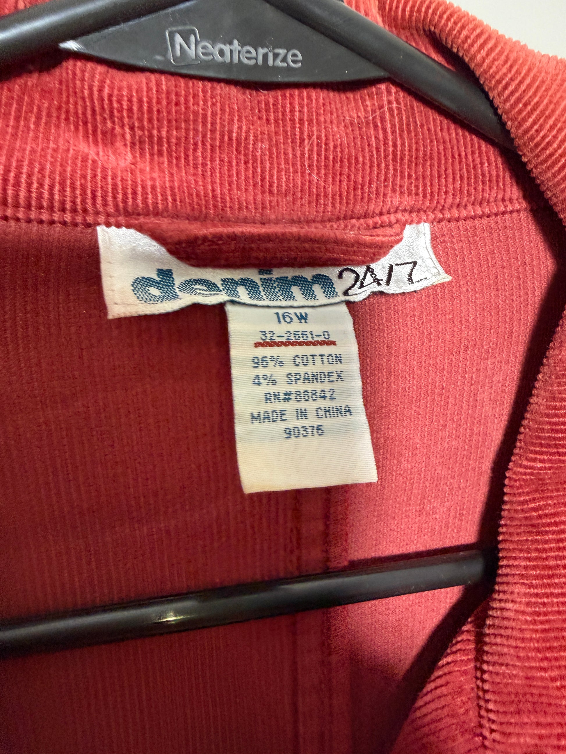 Denim 24/7 Women's 16W Corduroy Jacket - photo 2