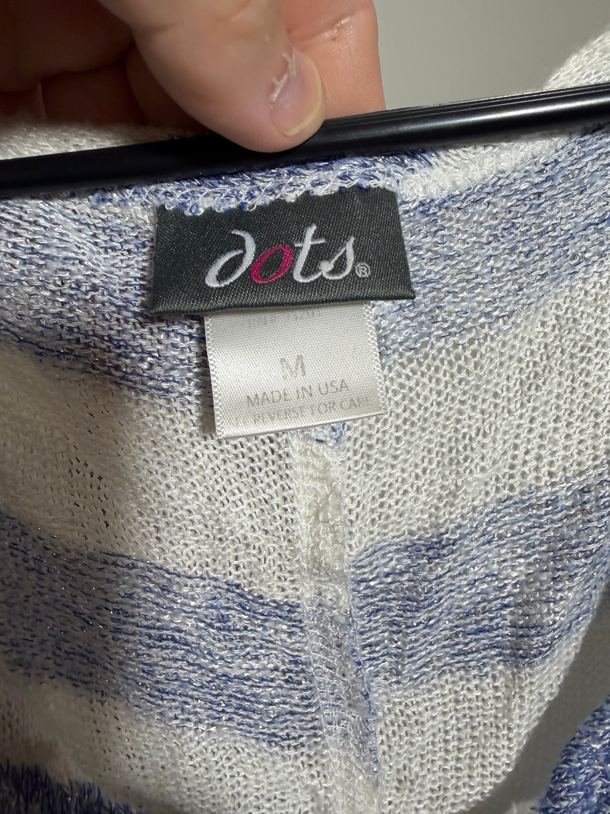 Dots Women's M Striped Top - photo 2