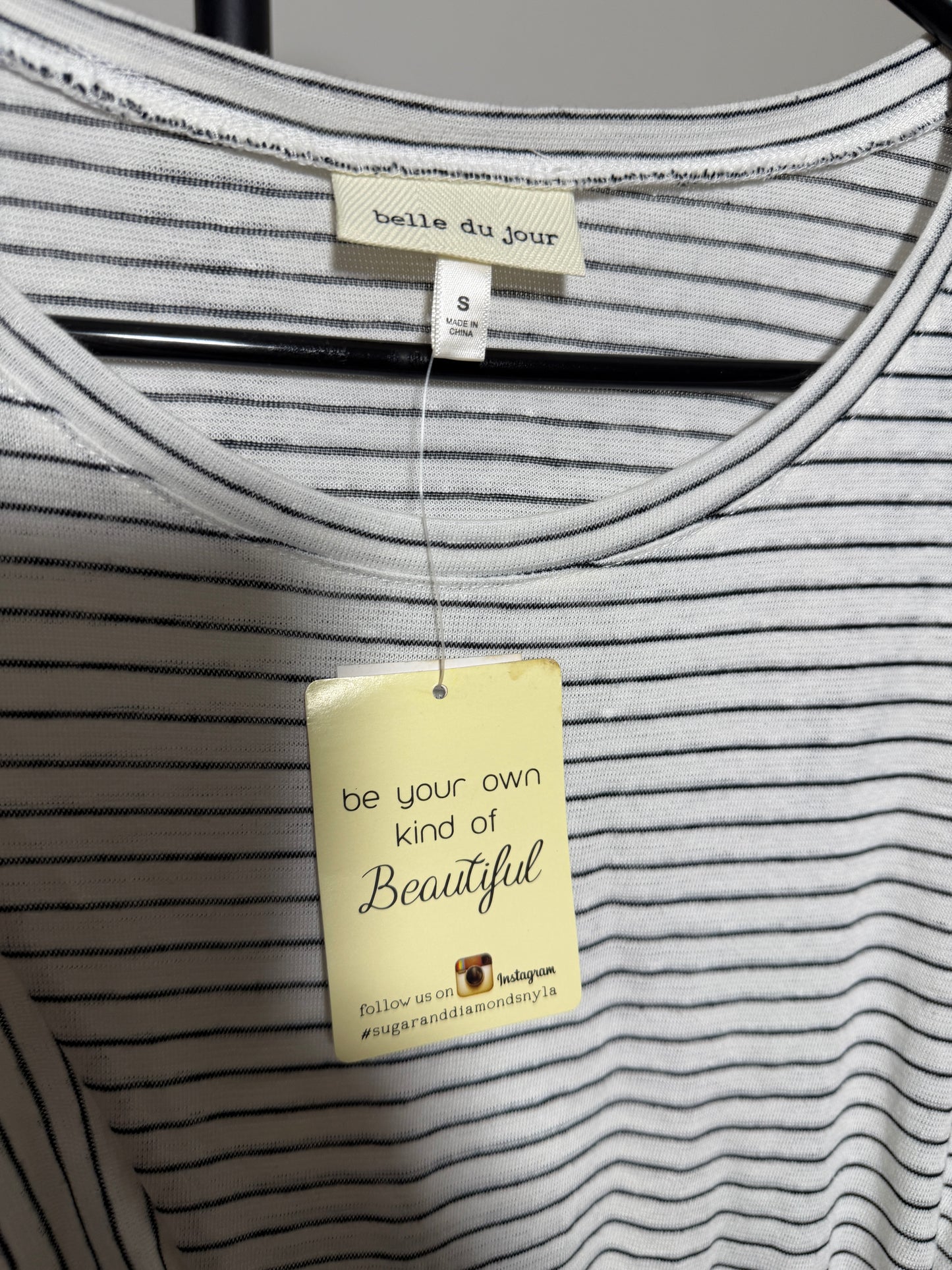 Belle du Jour Women's Small Striped Top - photo 2