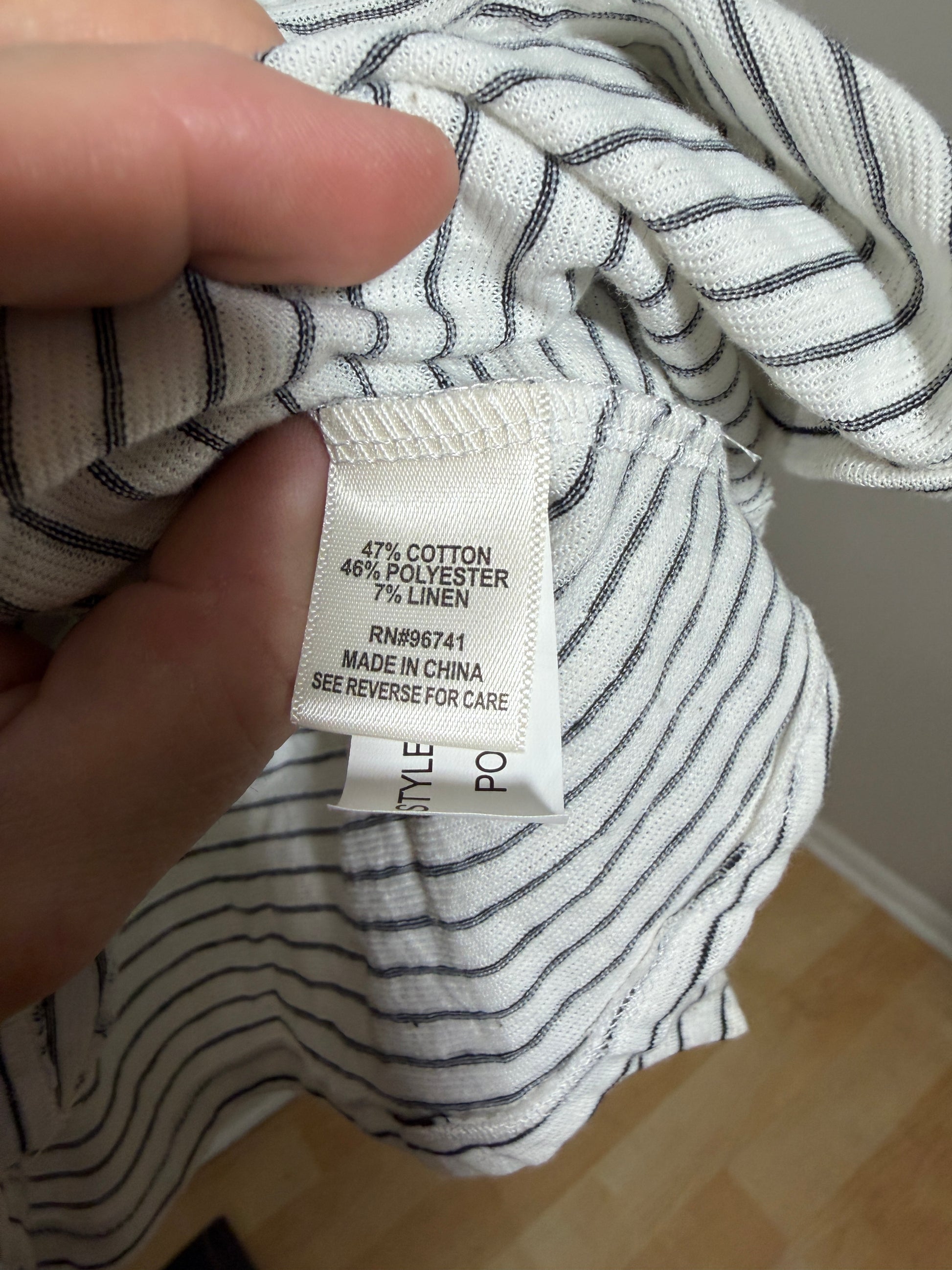 Belle du Jour Women's Small Striped Top - photo 4