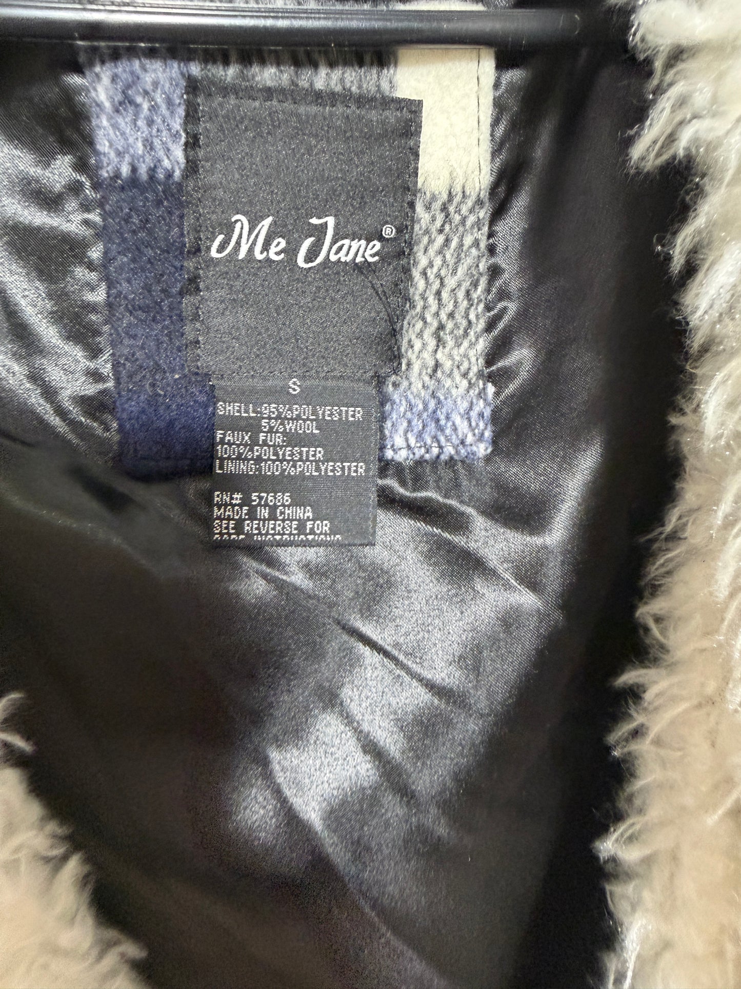 Me Jane Women's Small Plaid Vest - photo 2