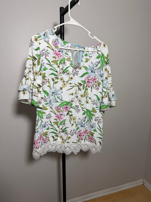 KUT From The Kloth Belinda Floral Top S NWT