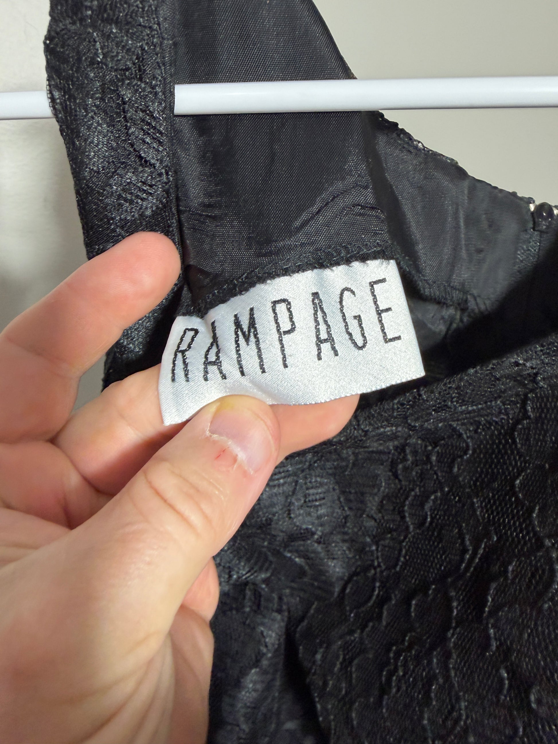 Rampage Black Lace Dress Size Unknown - photo 2
