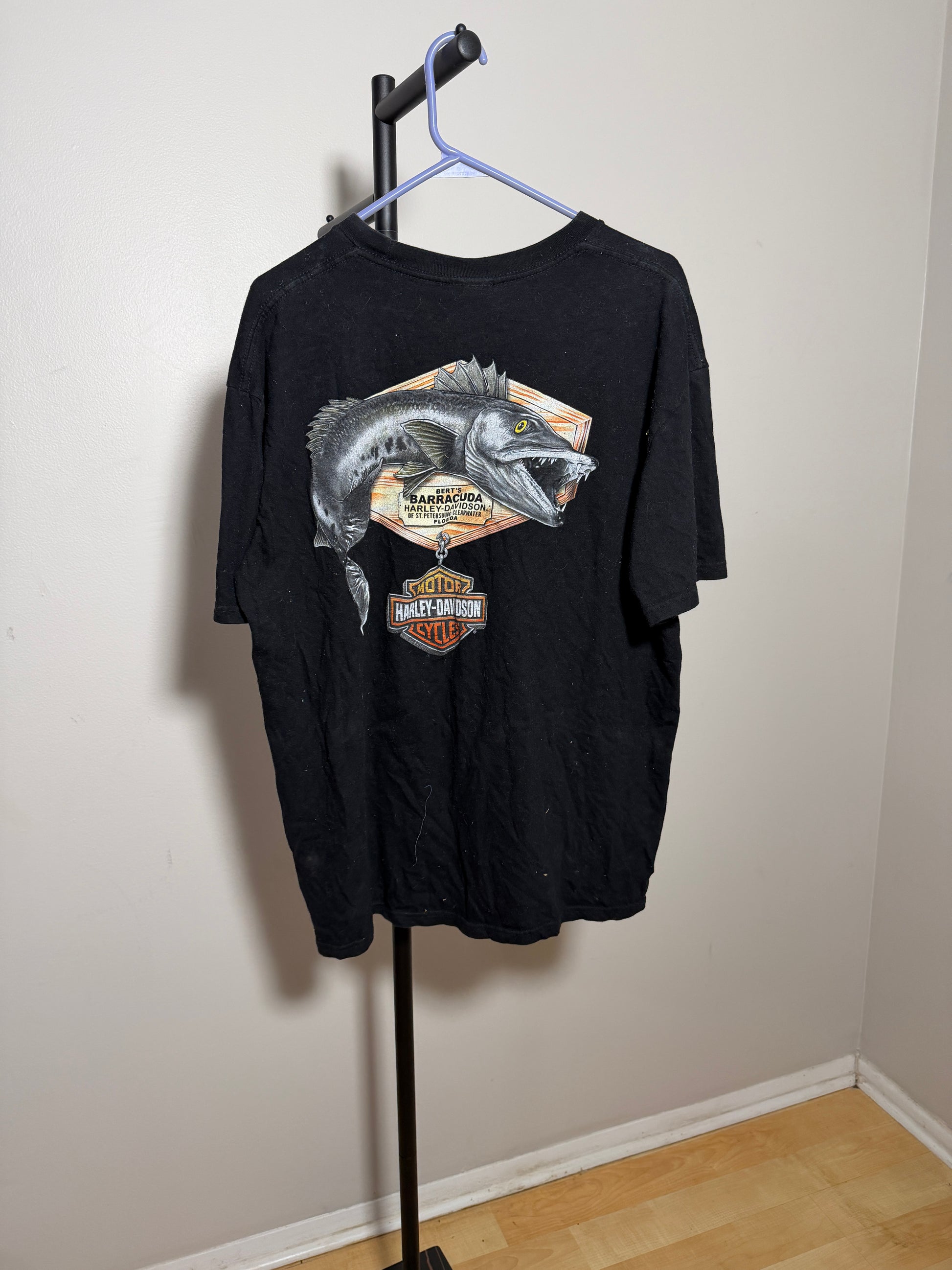 Harley Davidson L Barracuda Graphic T-Shirt Size L - photo 5