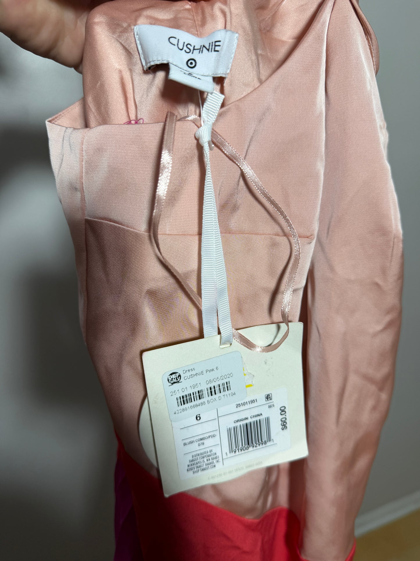 Cushnie Pink Dress Size 6 NWT - photo 2