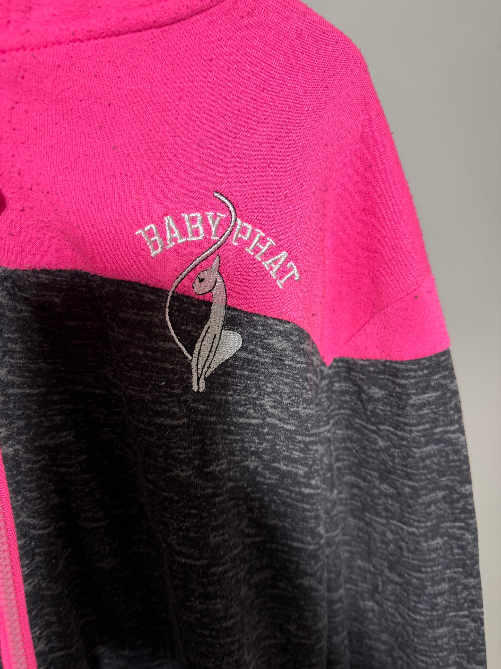 Baby Phat Women's M Hoodie Pink and Gray - photo 2
