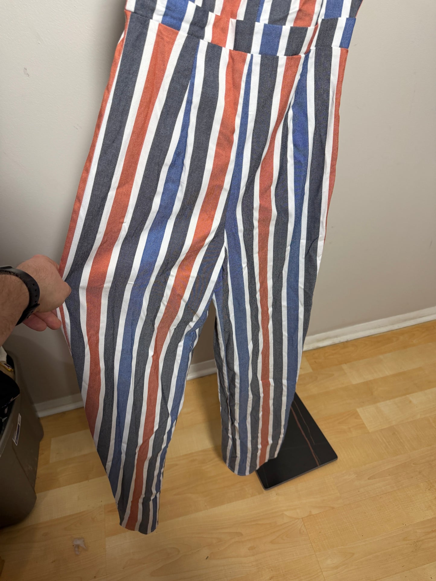 Romeo + Juliet Couture Women's Small Striped Jumpsuit - photo 2