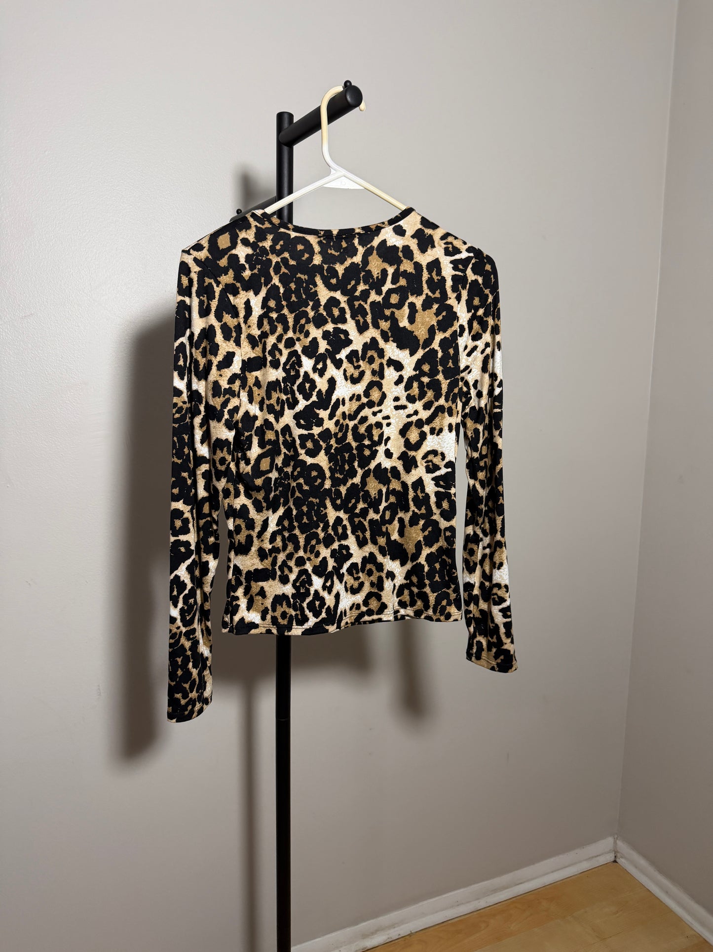 Gaze Women's Small Leopard Print Long Sleeve Top - photo 4