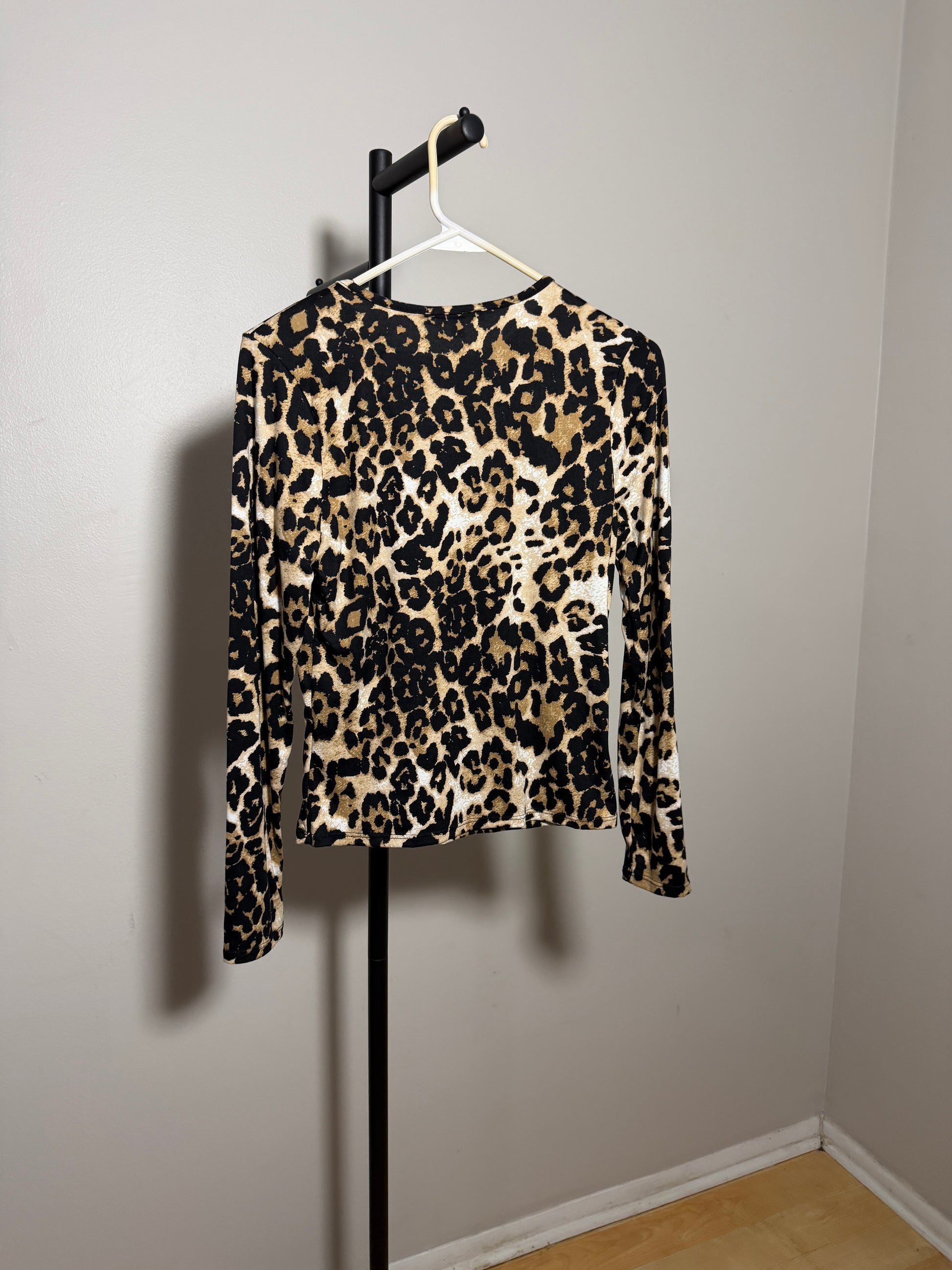 Gaze Women's Small Leopard Print Long Sleeve Top - photo 4
