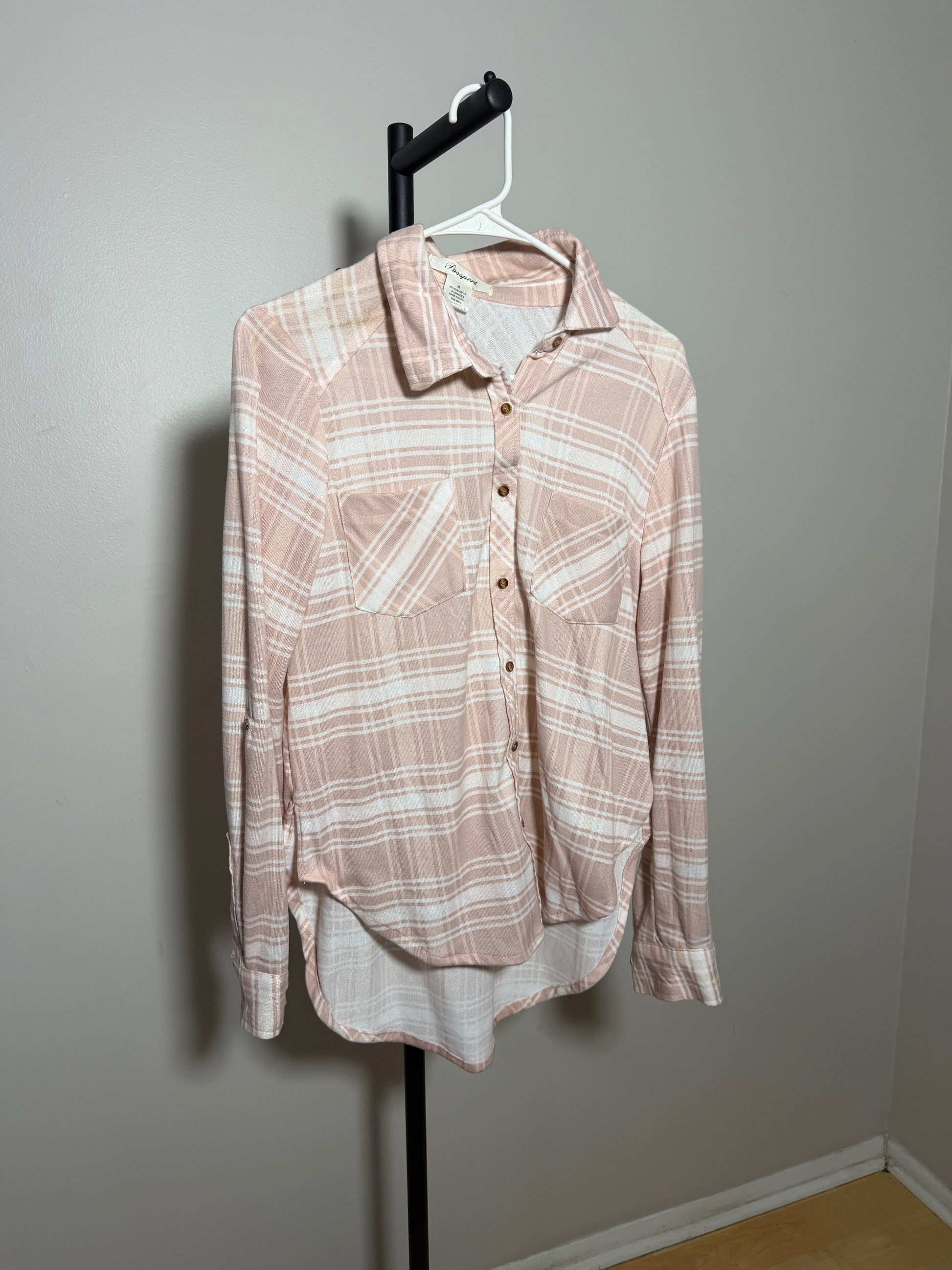 Passport M Plaid Button-Up Shirt