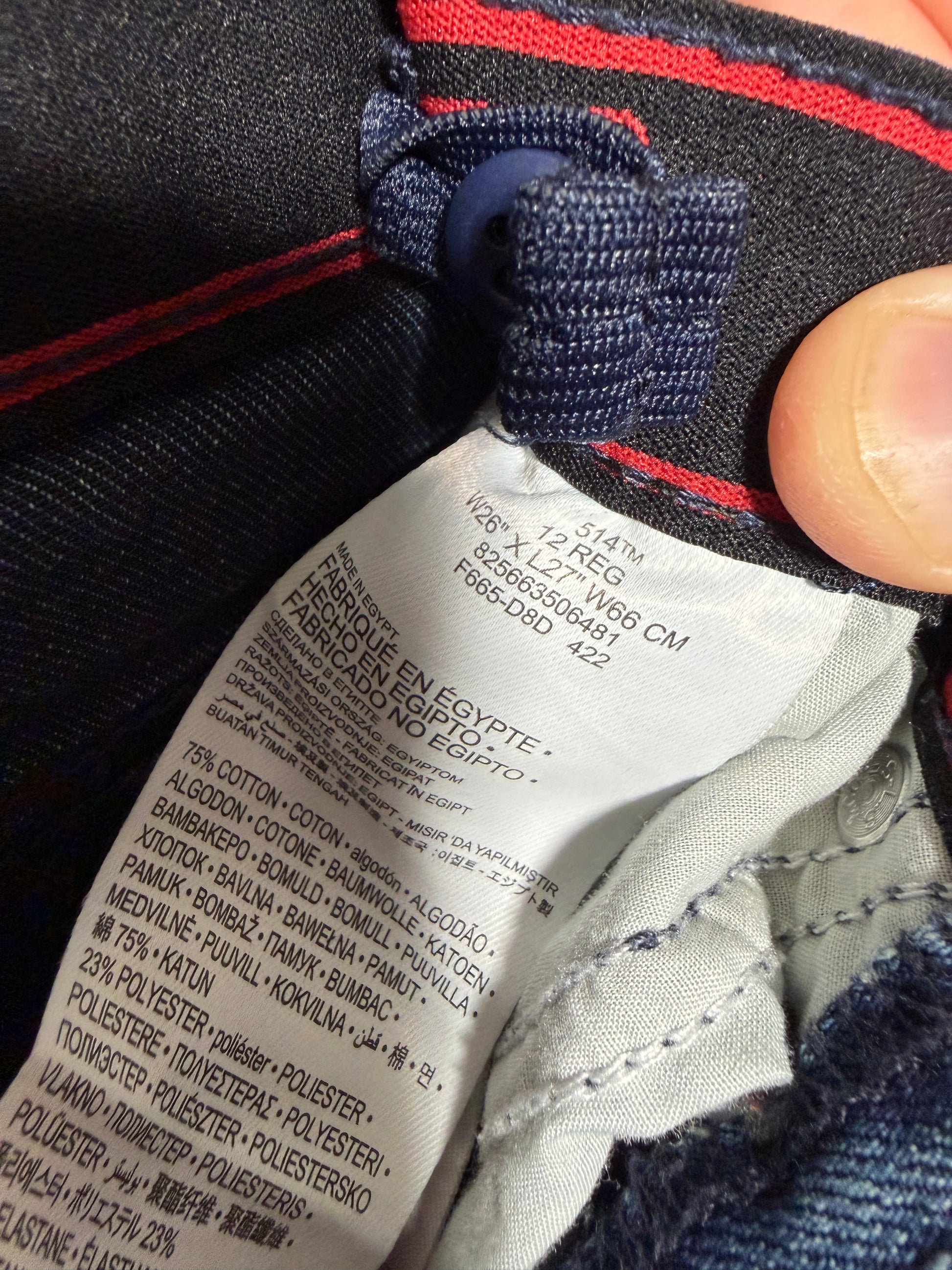 Levi's 514 Jeans Size 26x27 - photo 2
