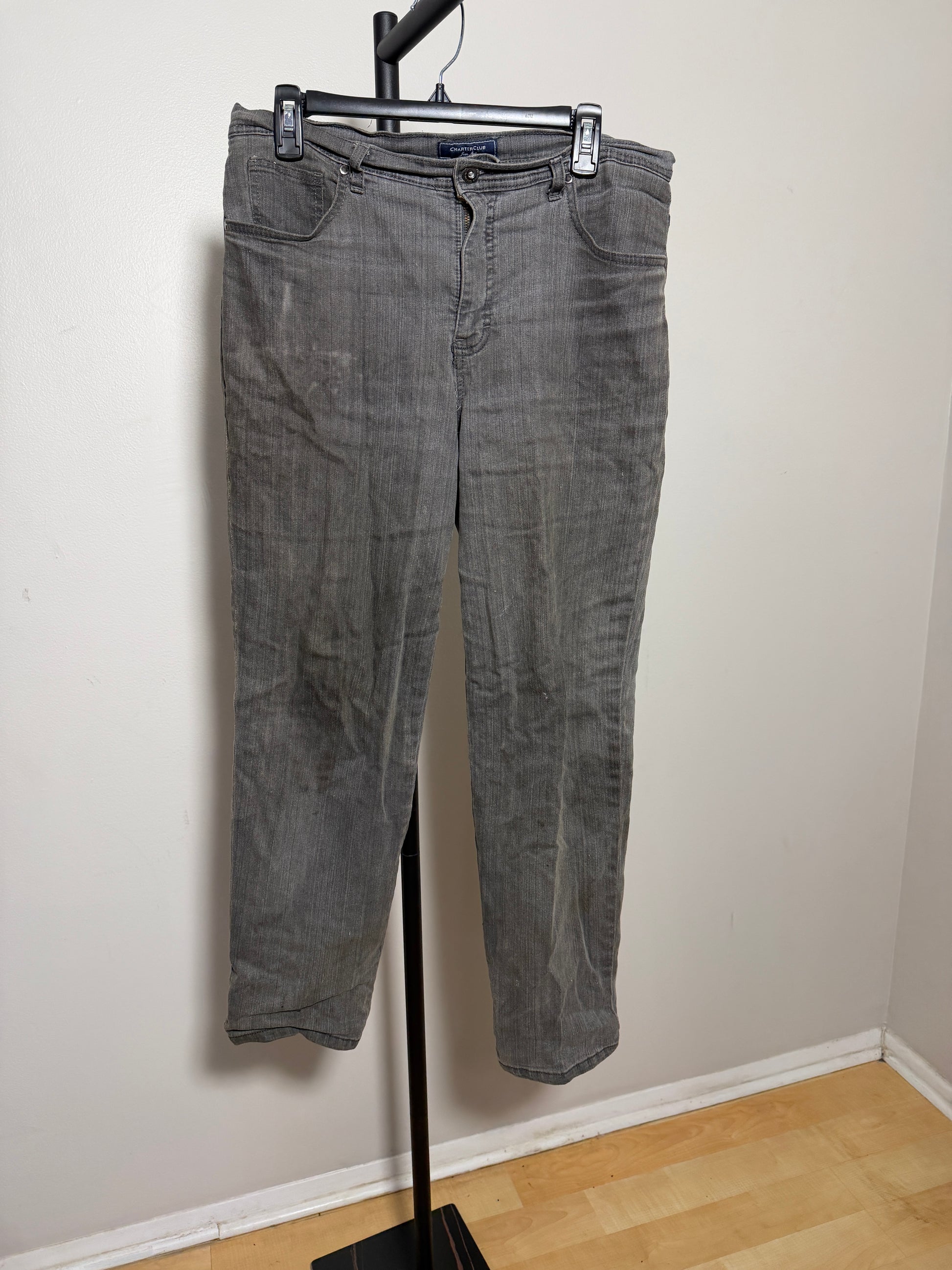 Charter Club Classic Straight Jeans Size 12S