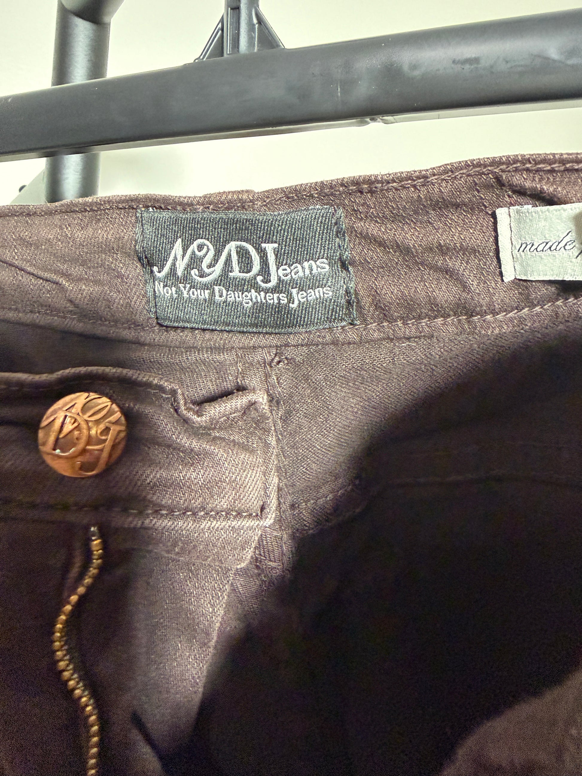 Not Your Daughters Jeans Brown Pants Size 4 - photo 3