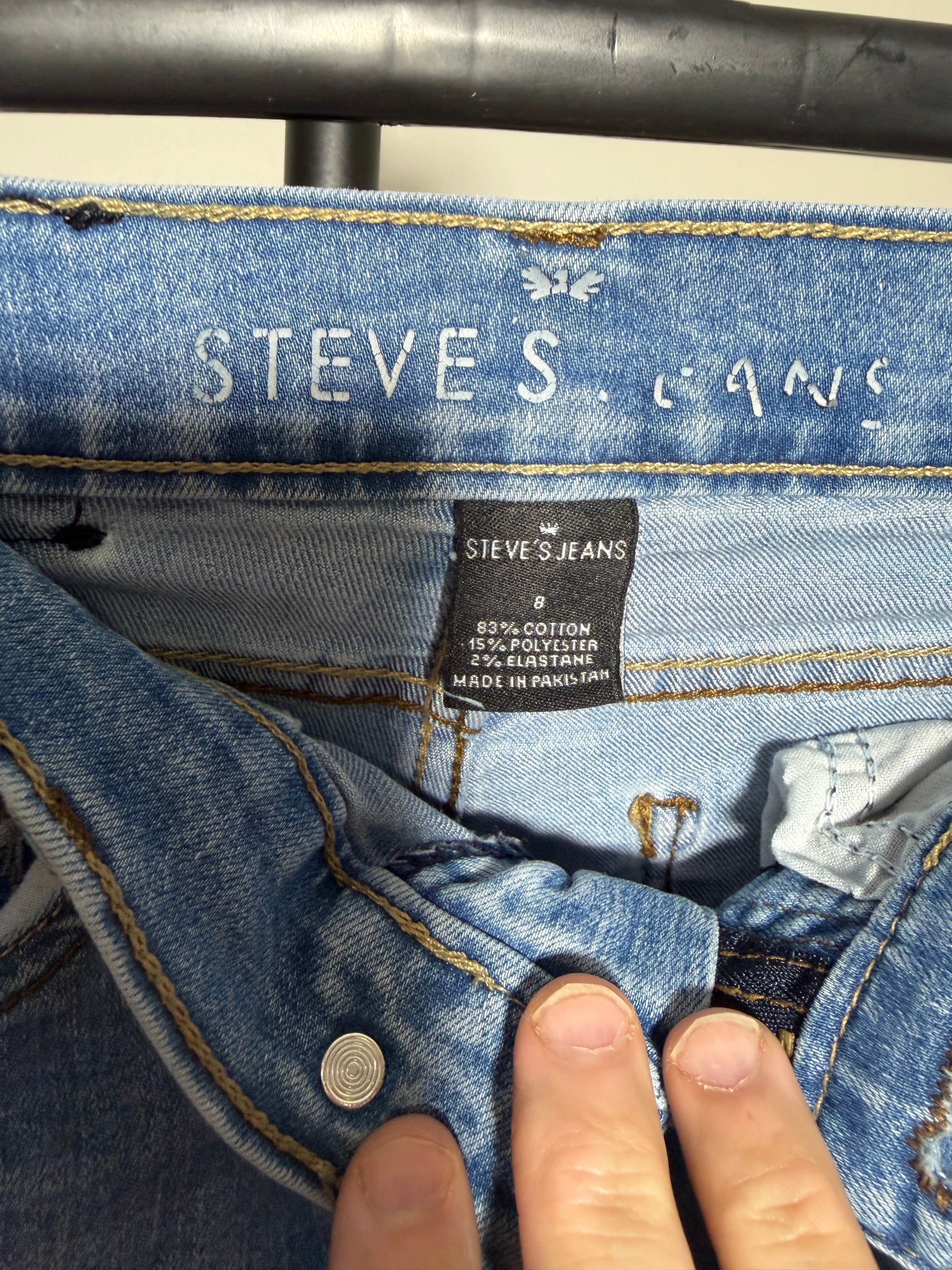 Steve's Jeans Size 8 Women's Light Wash Denim Jeans - photo 2