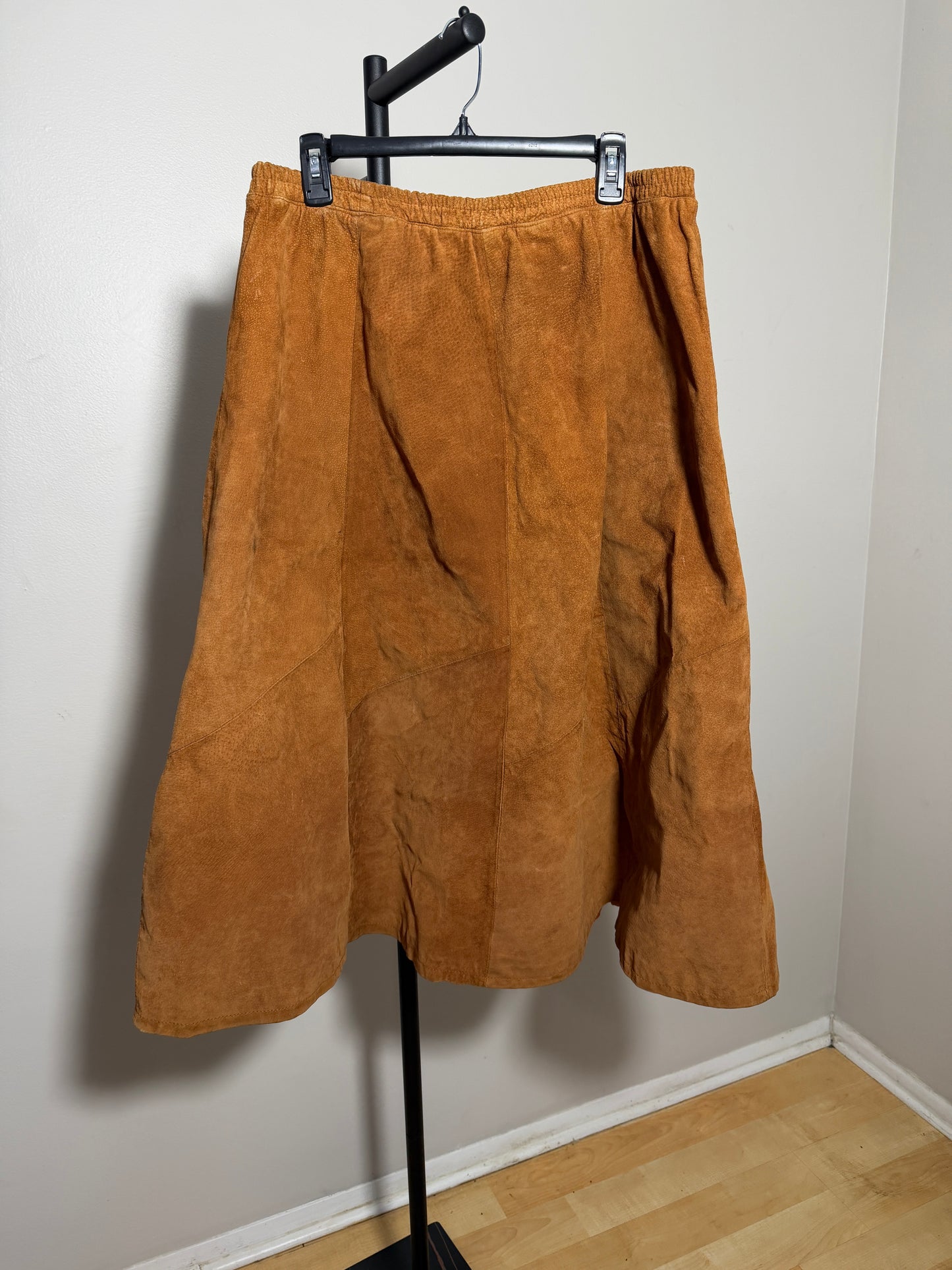 G-III Leather Suede Skirt 1X