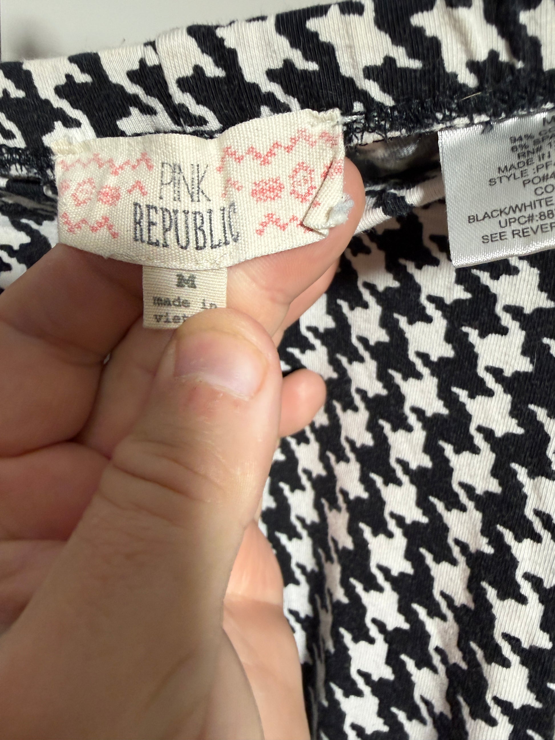 Pink Republic Women's M Houndstooth Leggings - photo 2