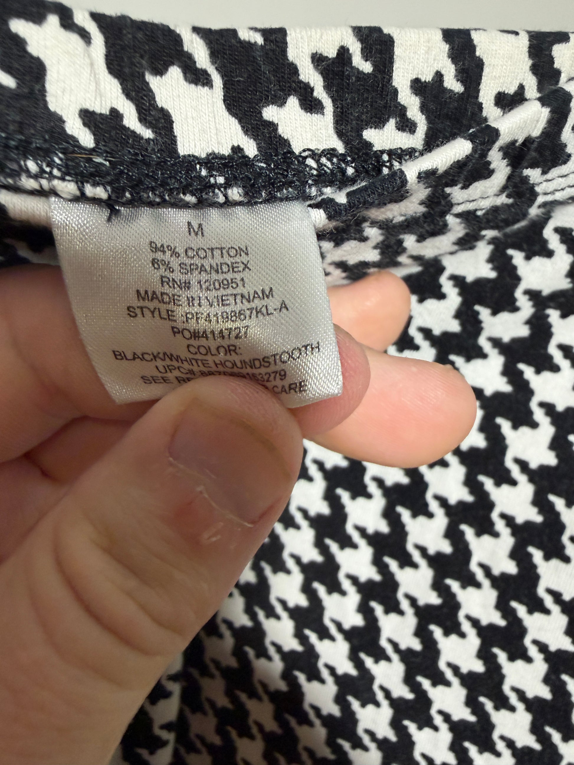 Pink Republic Women's M Houndstooth Leggings - photo 3