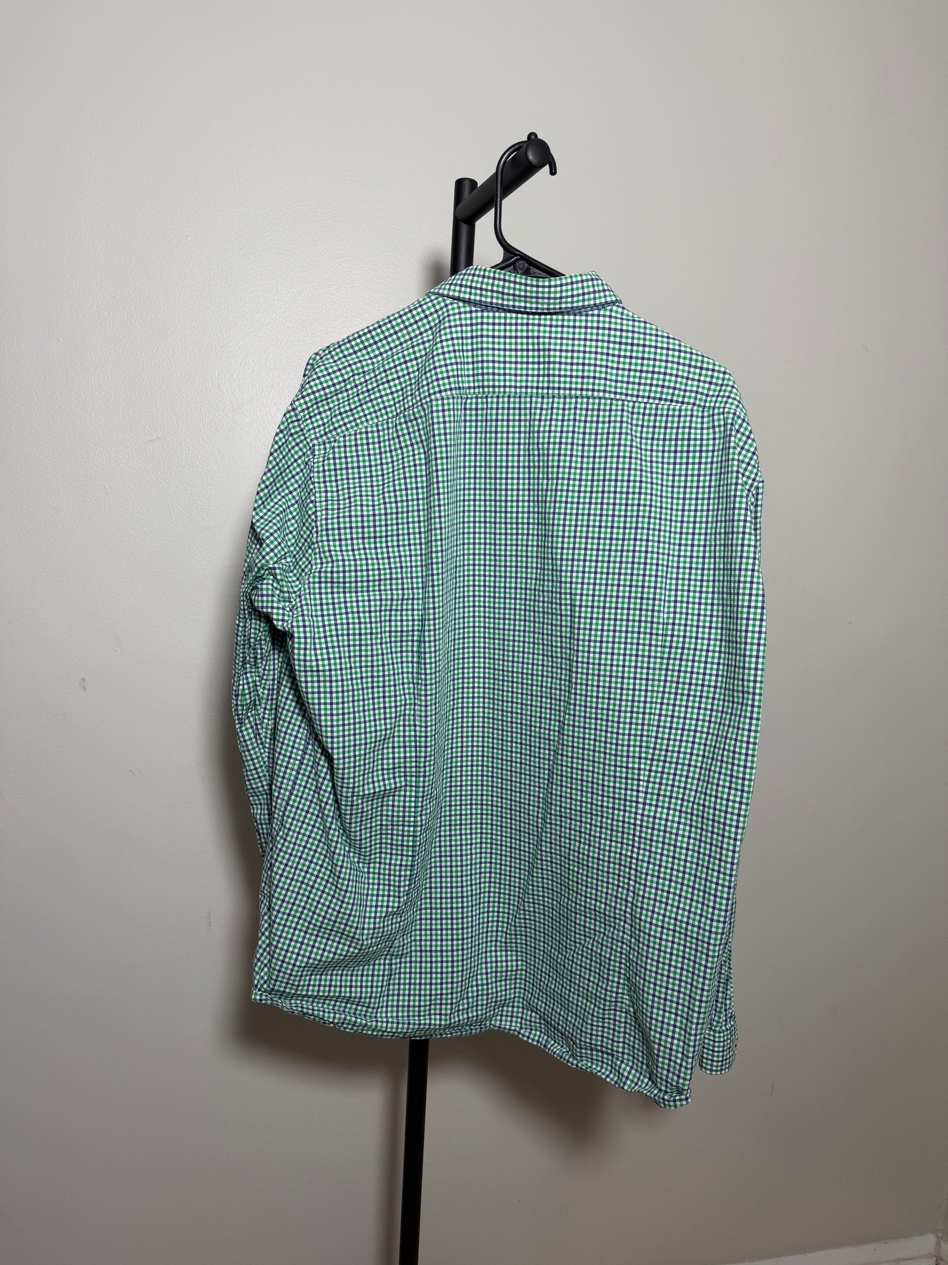 Hugo Boss Regular Fit Green Checkered Shirt 2XL - photo 5