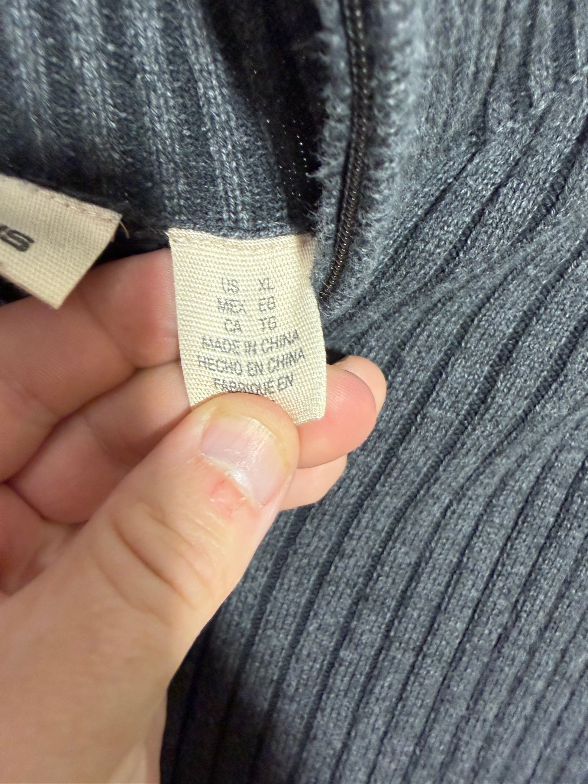 DKNY Jeans Men's XL Zip-Up Sweater - photo 3