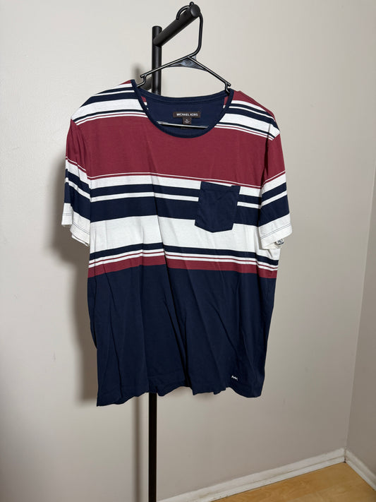 Michael Kors XL Striped T-Shirt