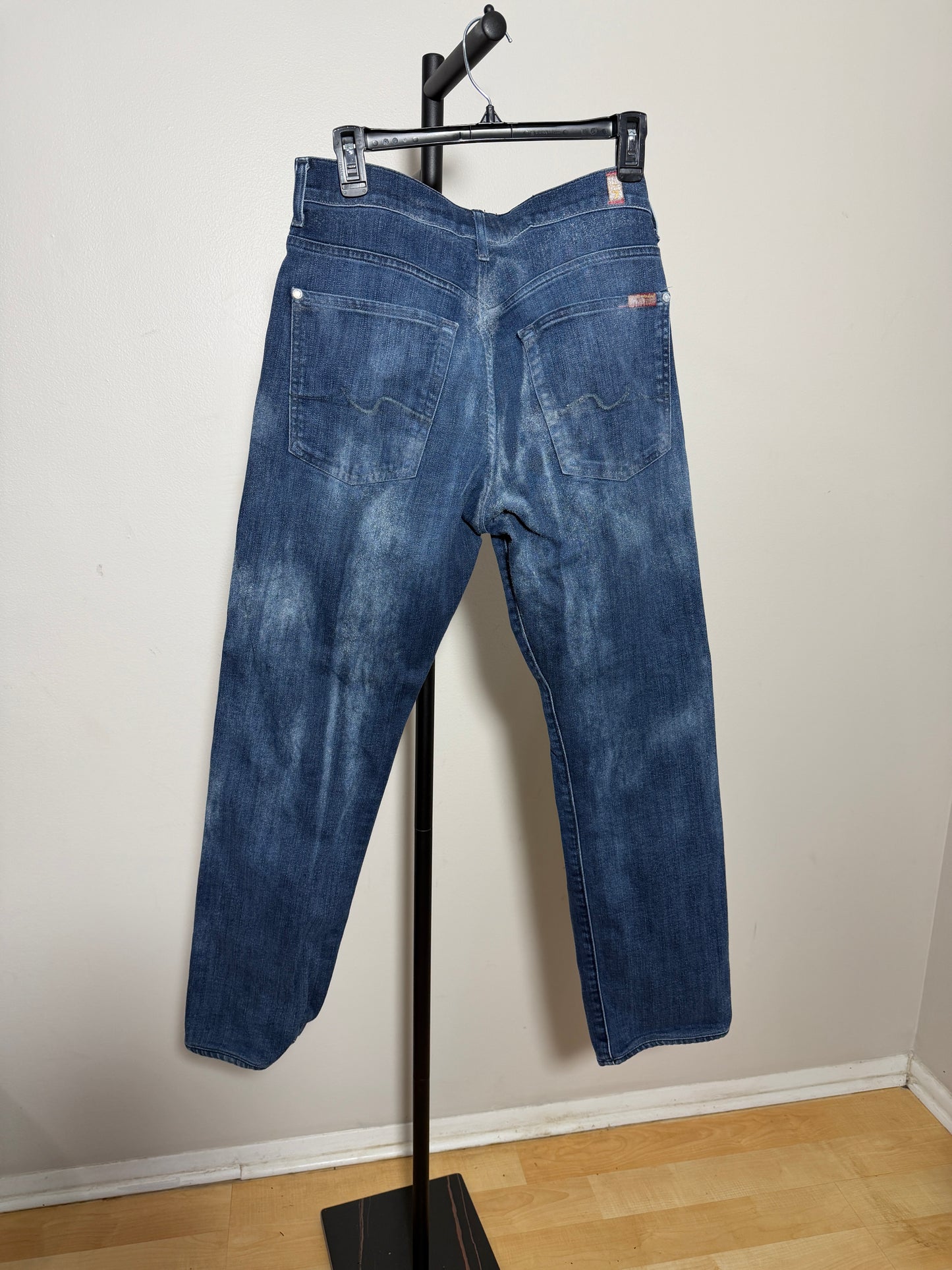 7 For All Mankind The Straight Jeans Size 33 - photo 5