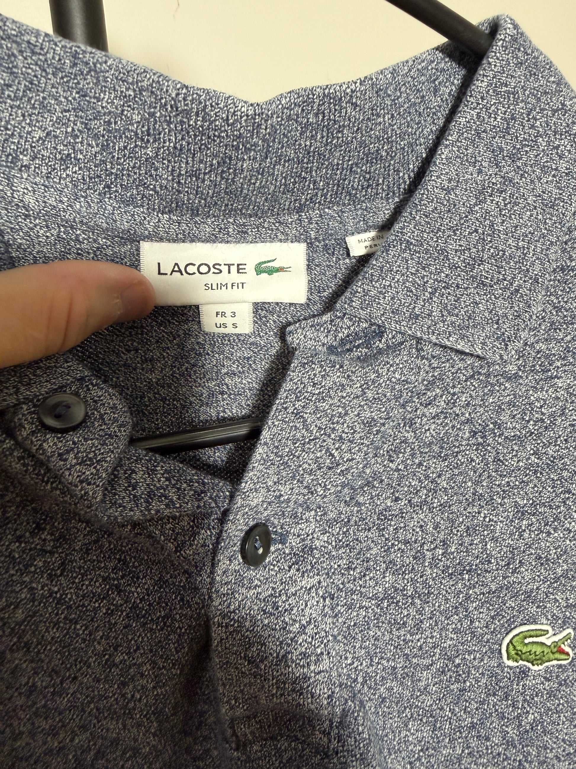 Lacoste Slim Fit Polo Shirt Size S - photo 2