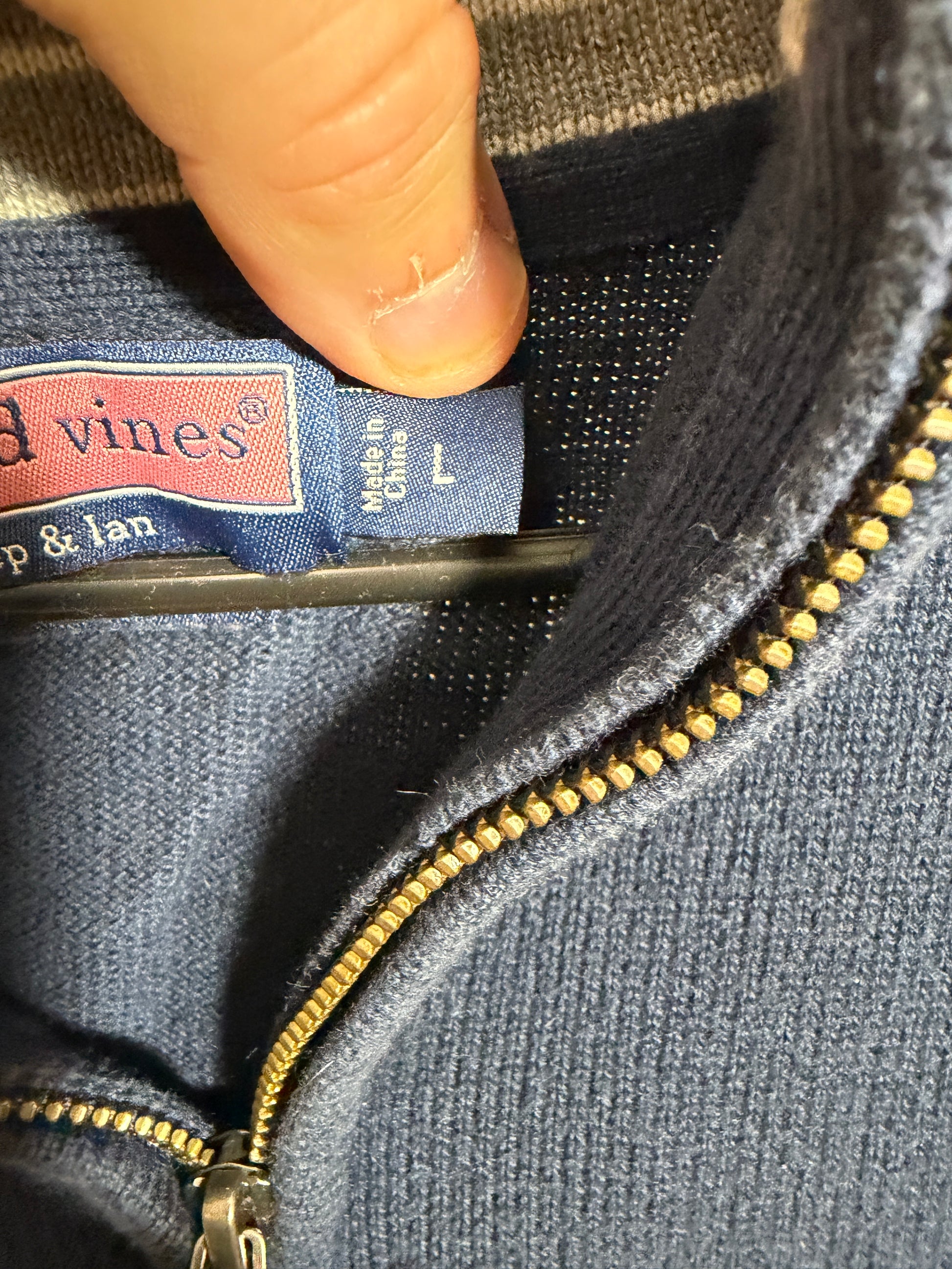 Vineyard Vines Men's Sweater by Shep & Ian Size L - photo 3