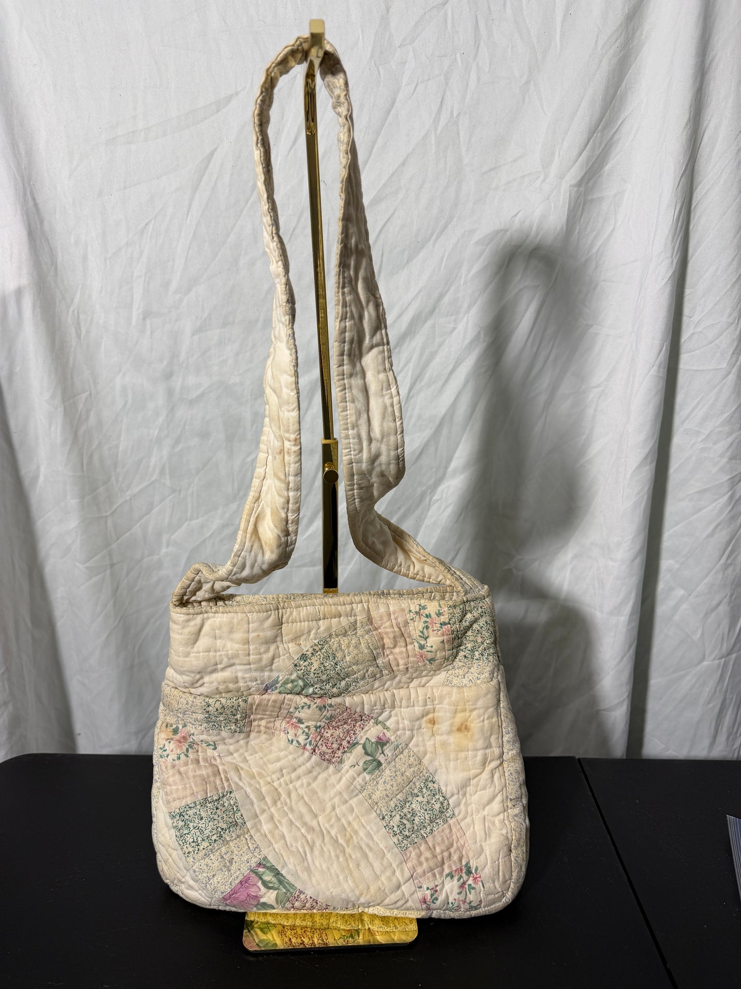 Quilted Floral Patchwork Handbag