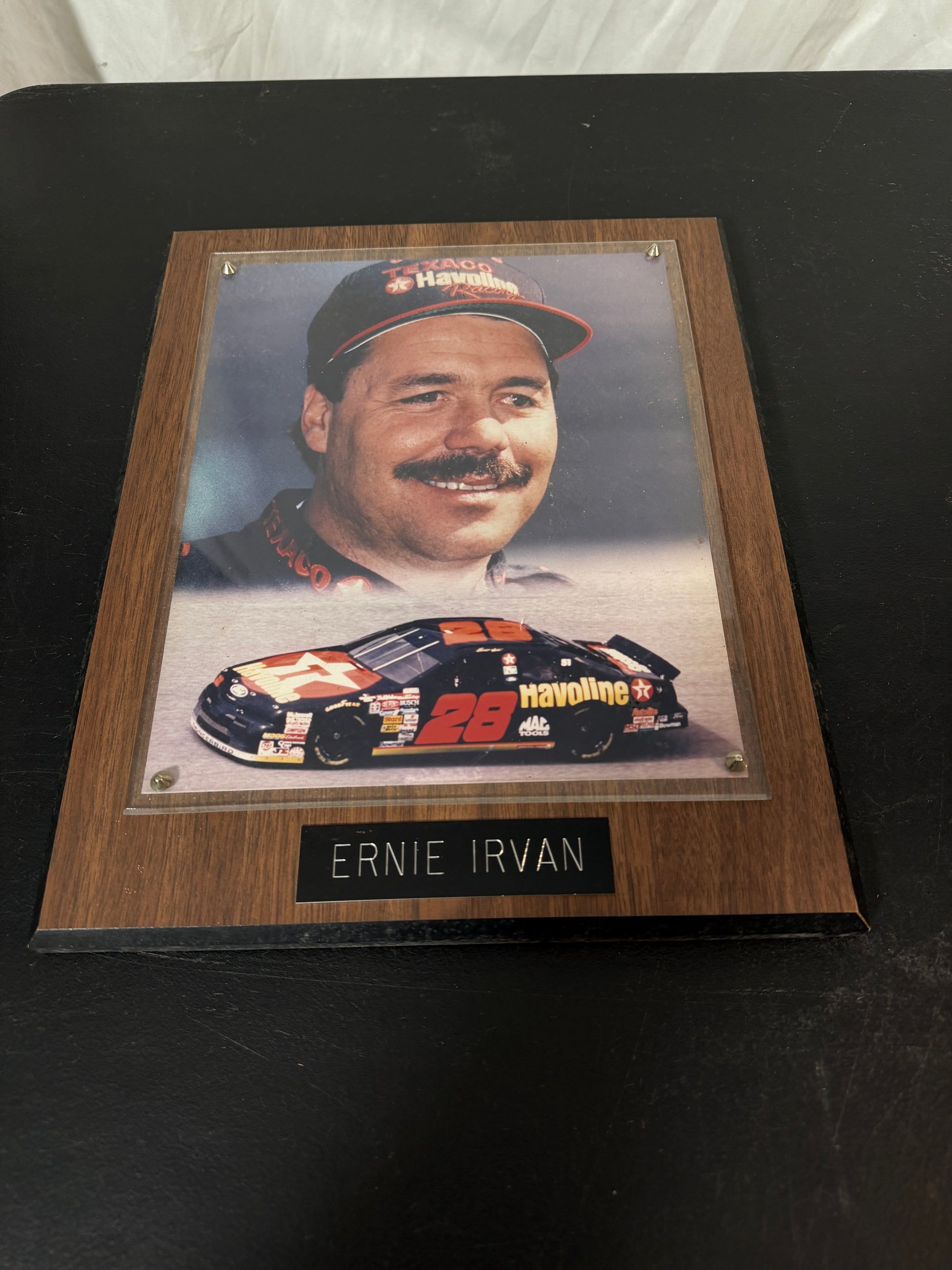 Ernie Irvan NASCAR Plaque
