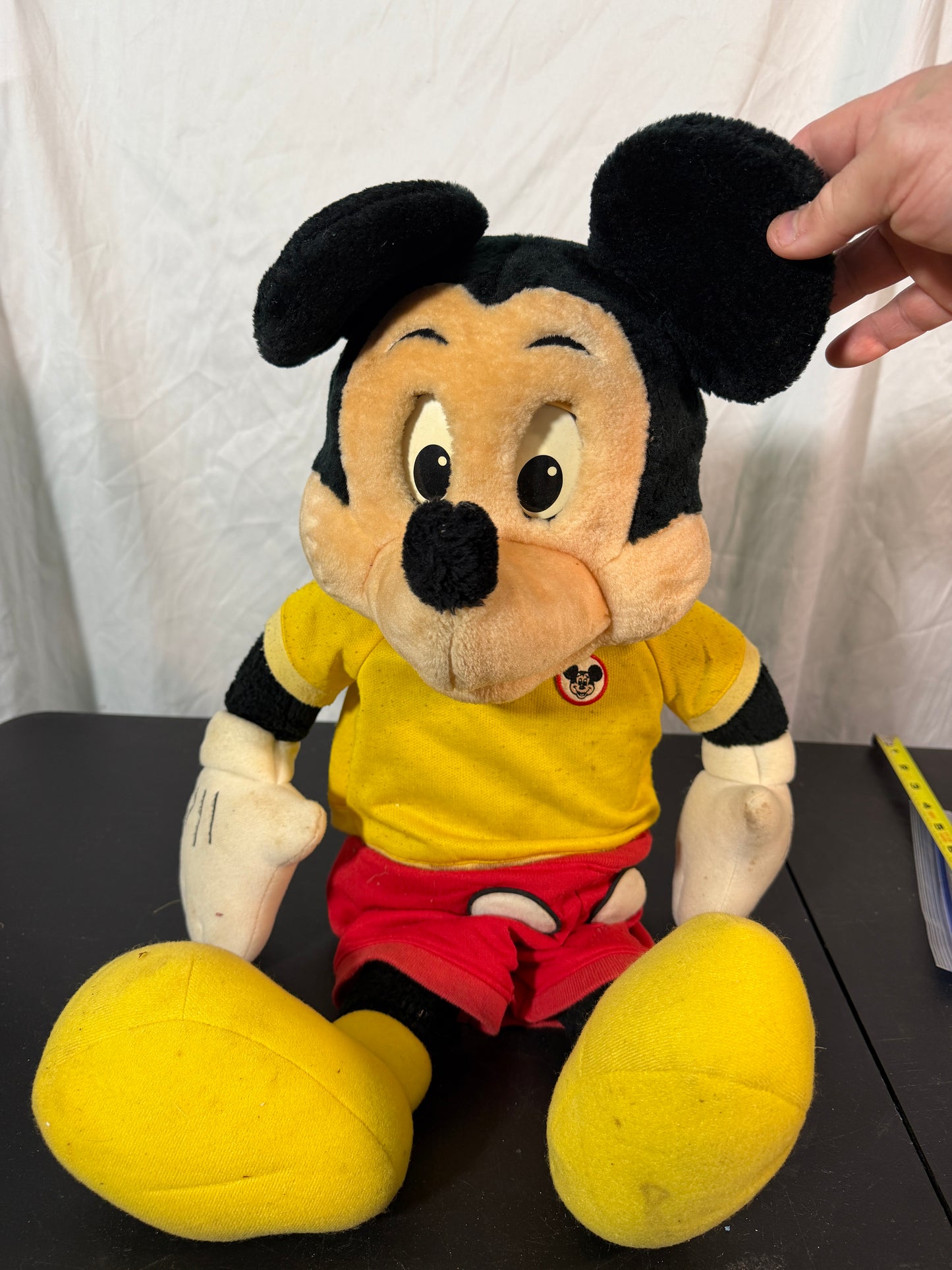 Disney Mickey Mouse Plush Toy with Cassette Player