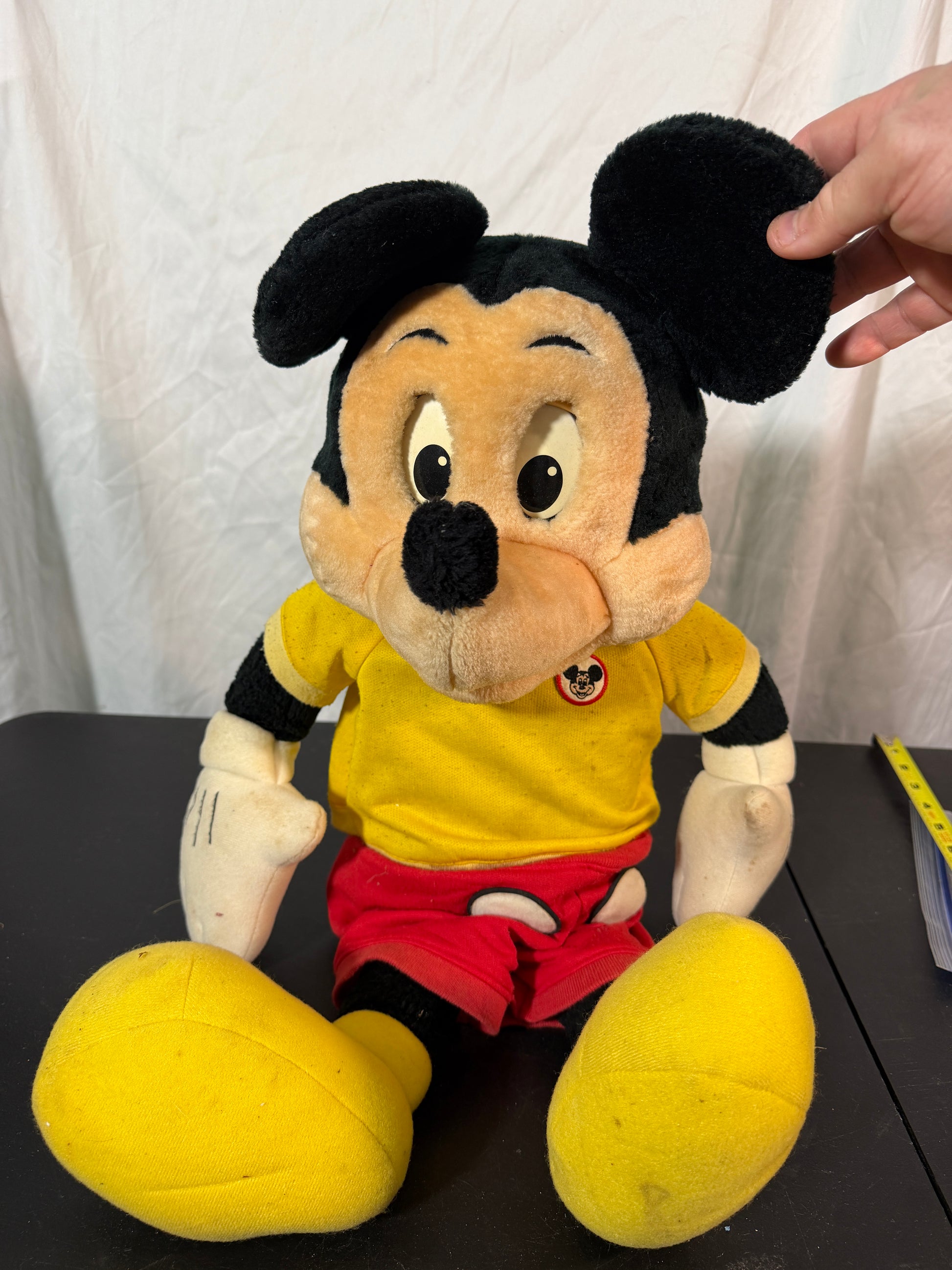 Disney Mickey Mouse Plush Toy with Cassette Player