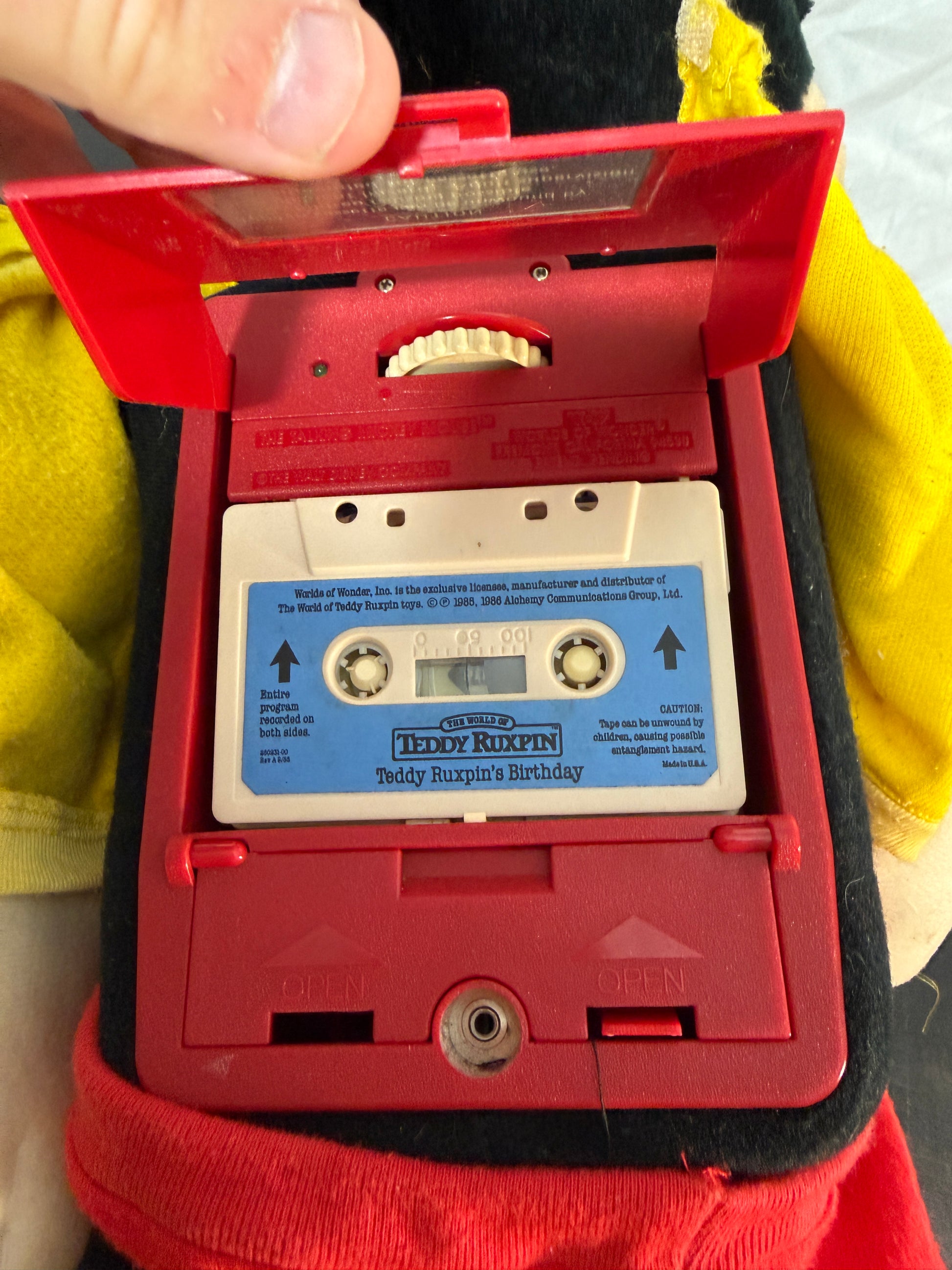 Disney Mickey Mouse Plush Toy with Cassette Player - photo 7