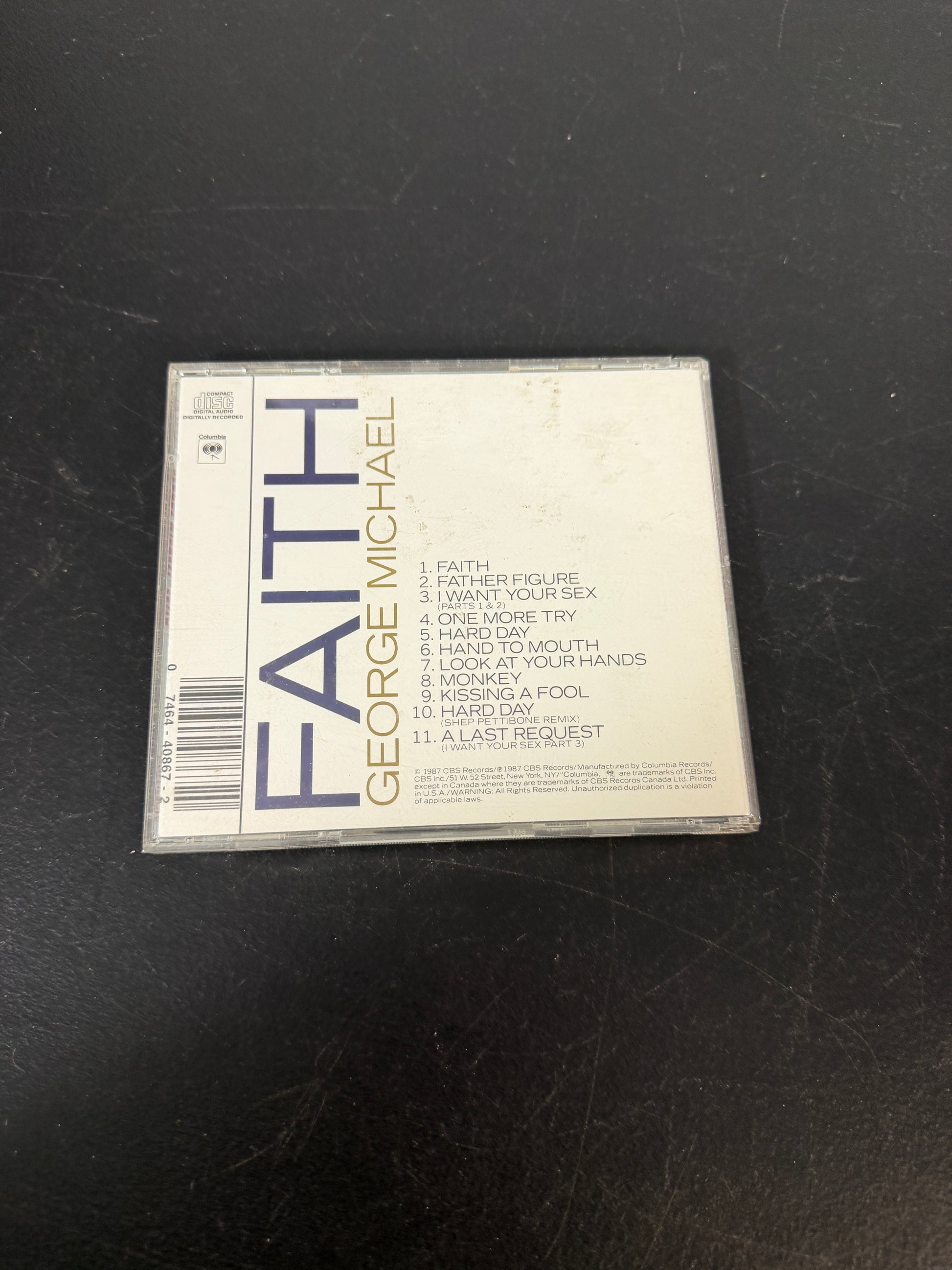 George Michael Faith CD Album Columbia Records - photo 4