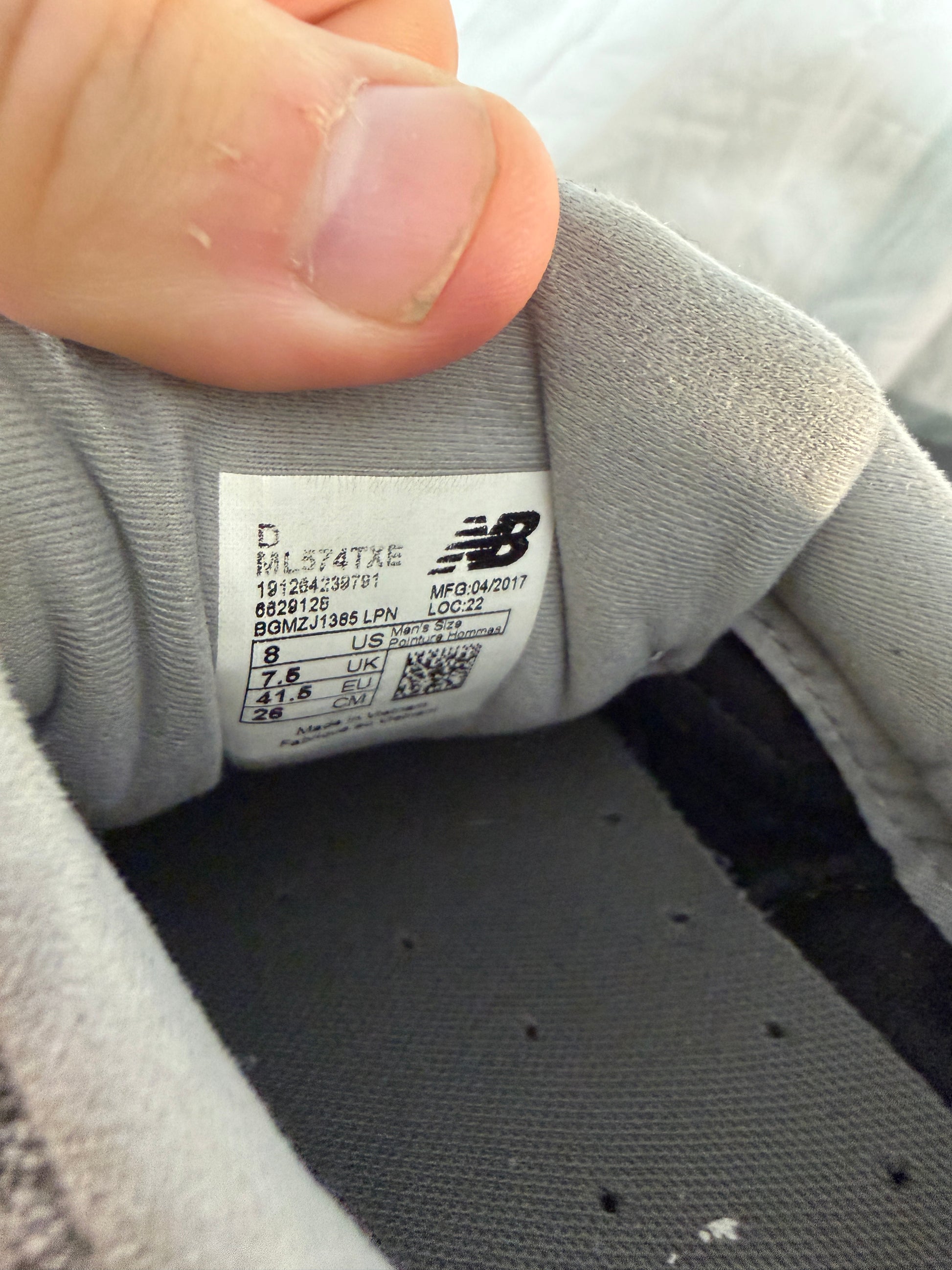 New Balance 574 Sneakers Men's Size 8 - photo 5
