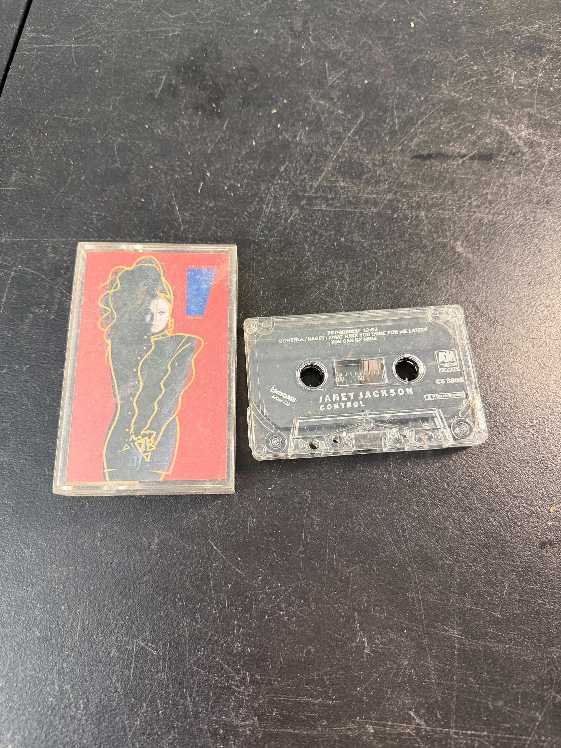 Janet Jackson Control Cassette Tape A&M Records