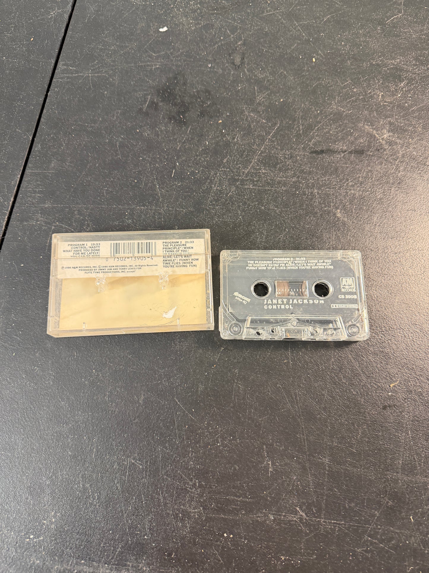Janet Jackson Control Cassette Tape A&M Records - photo 2