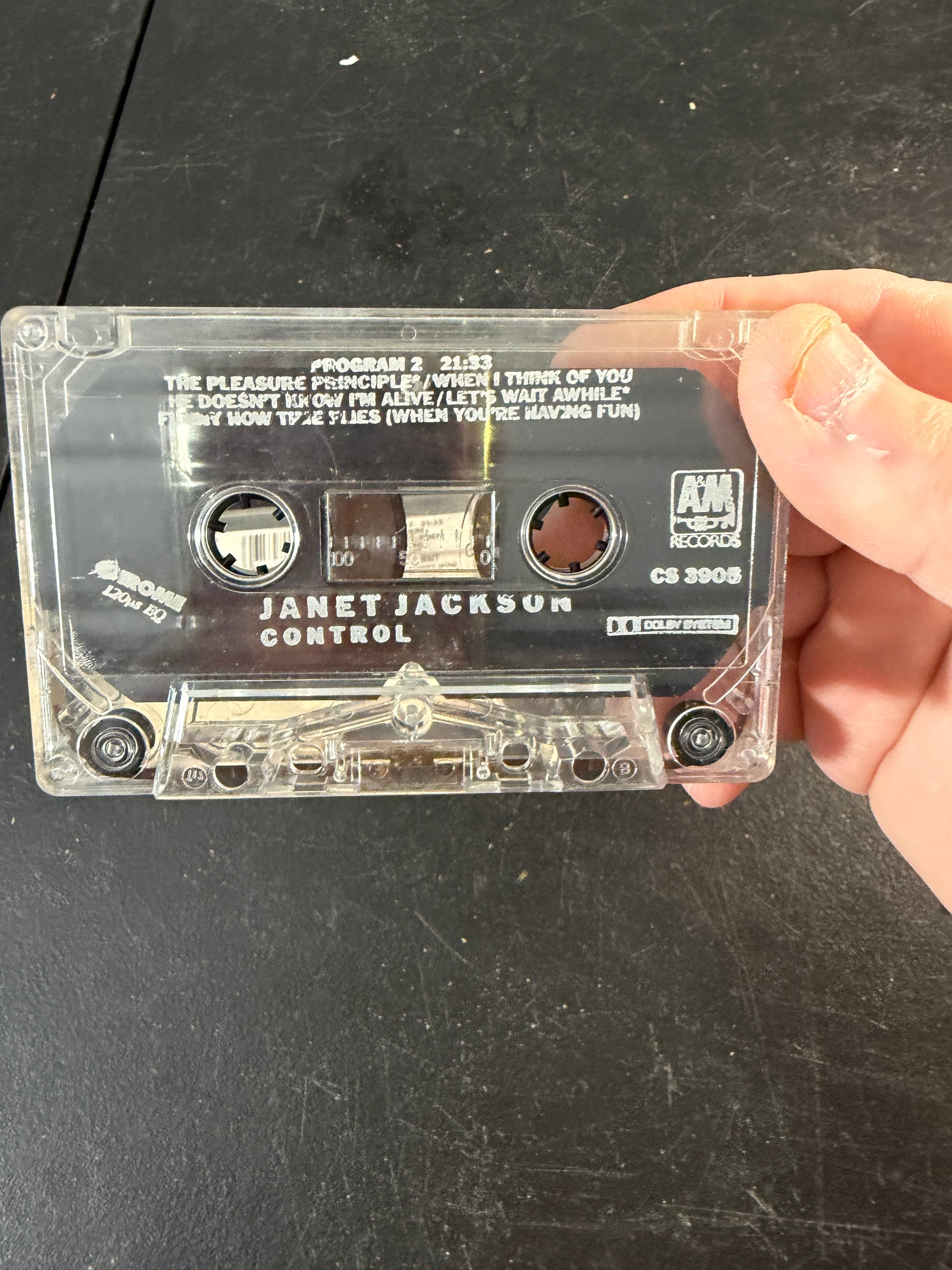 Janet Jackson Control Cassette Tape A&M Records - photo 3