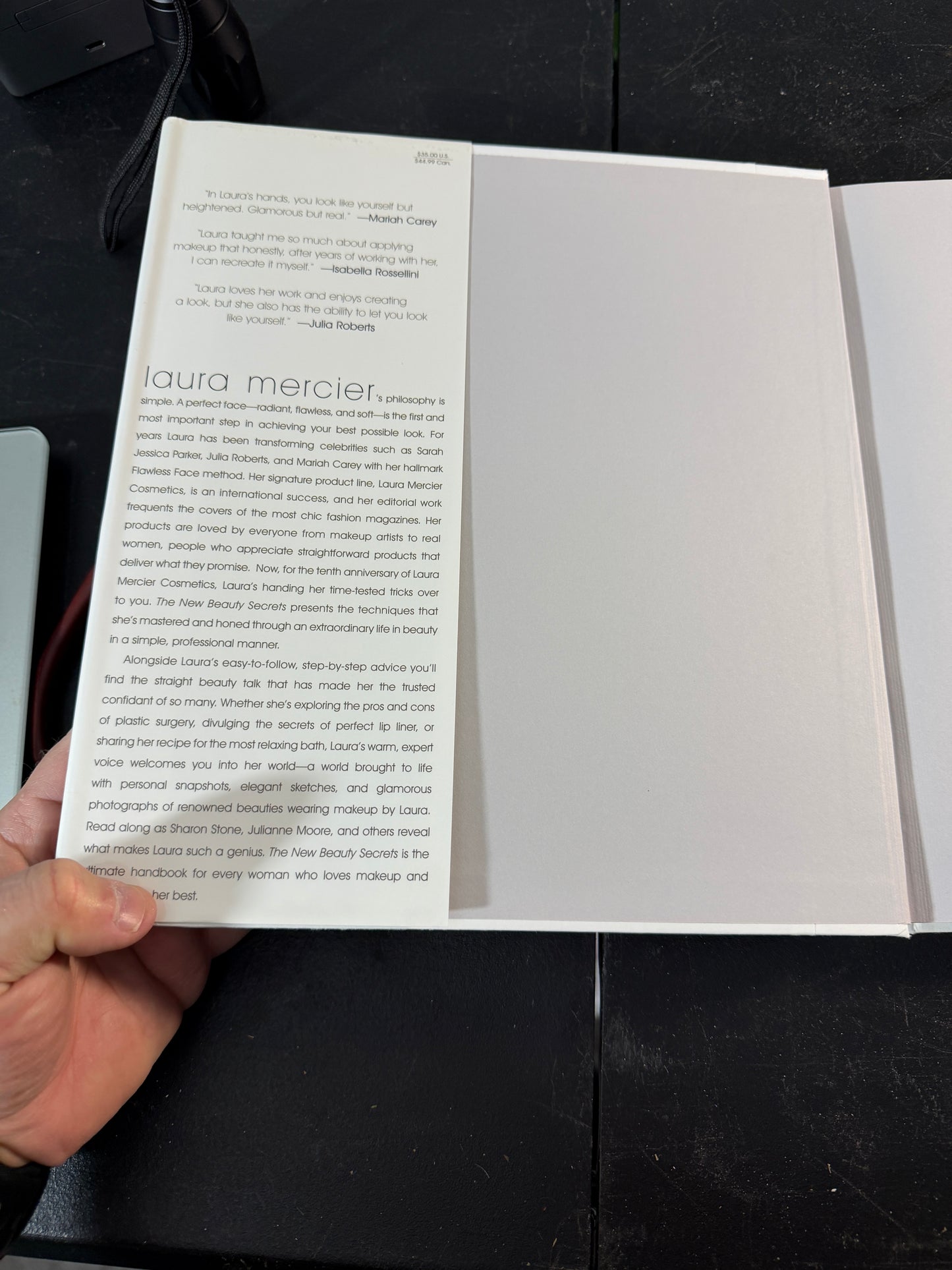 Laura Mercier The New Beauty Secrets First Atria Books Hardcover Edition Book - photo 2