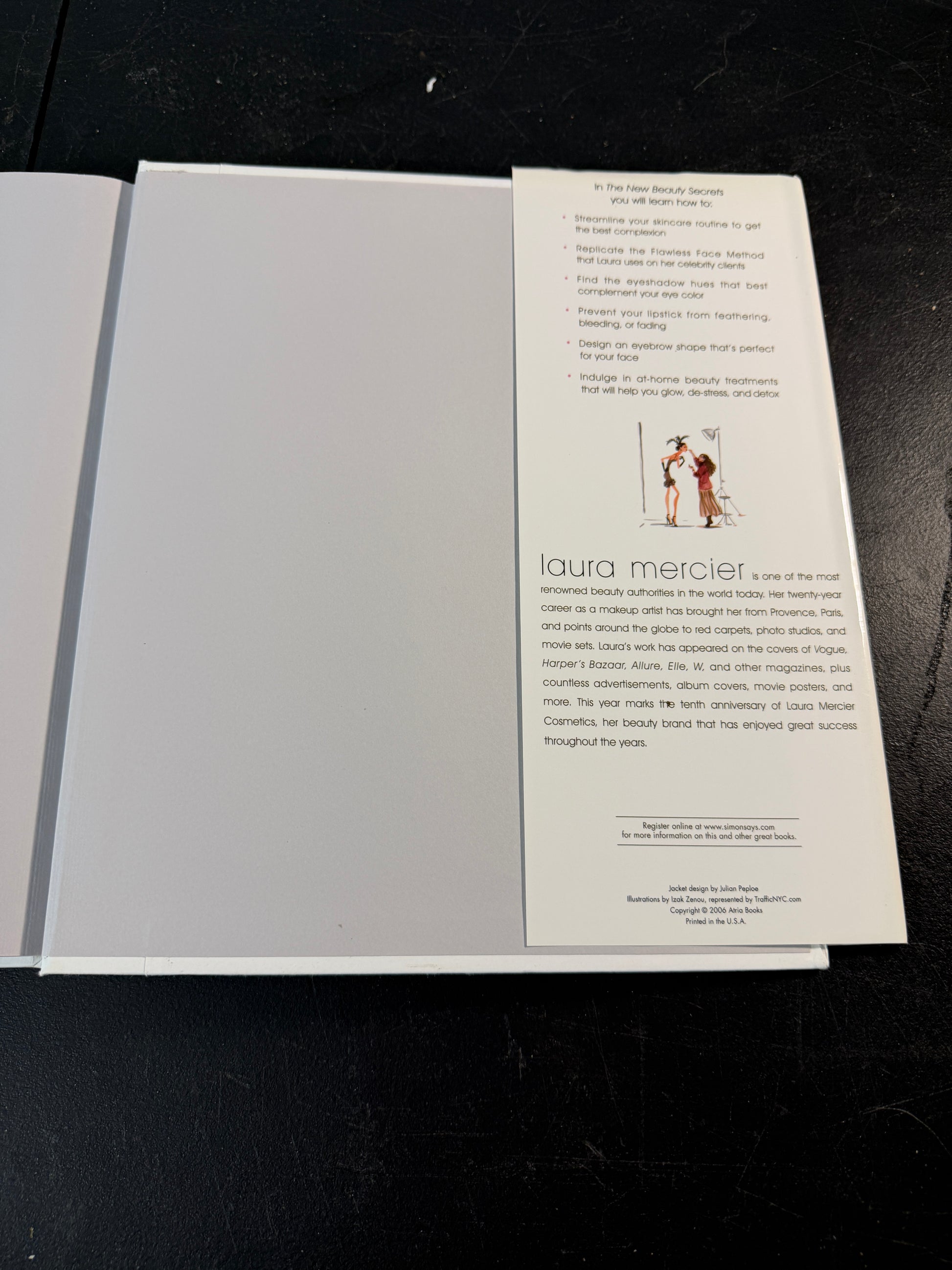 Laura Mercier The New Beauty Secrets First Atria Books Hardcover Edition Book - photo 8