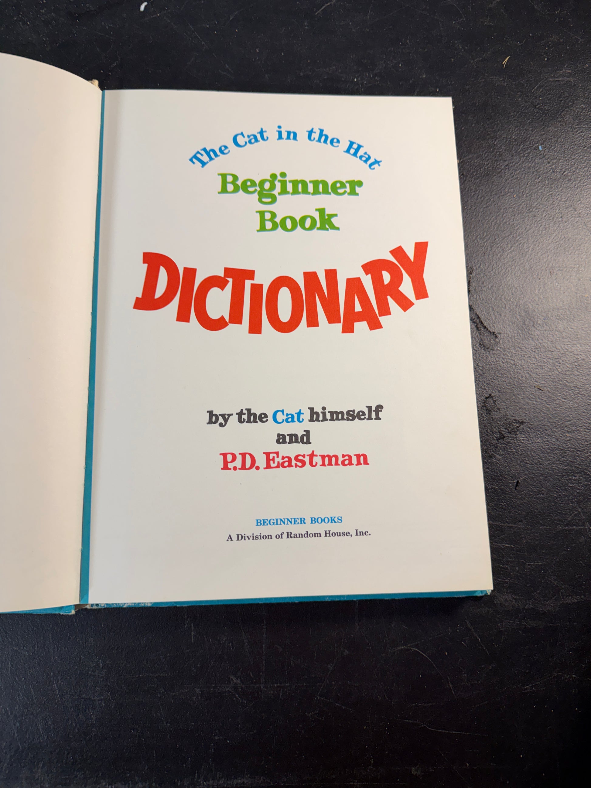 P.D. Eastman The Cat in the Hat Beginner Book Dictionary Beginner Books 1964 - photo 3