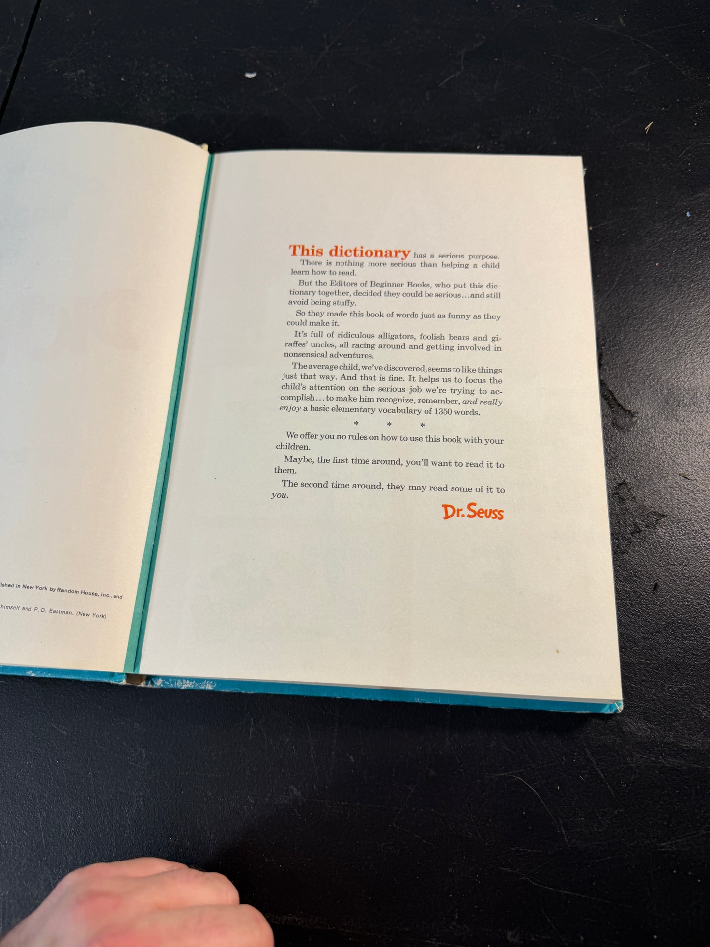 P.D. Eastman The Cat in the Hat Beginner Book Dictionary Beginner Books 1964 - photo 5